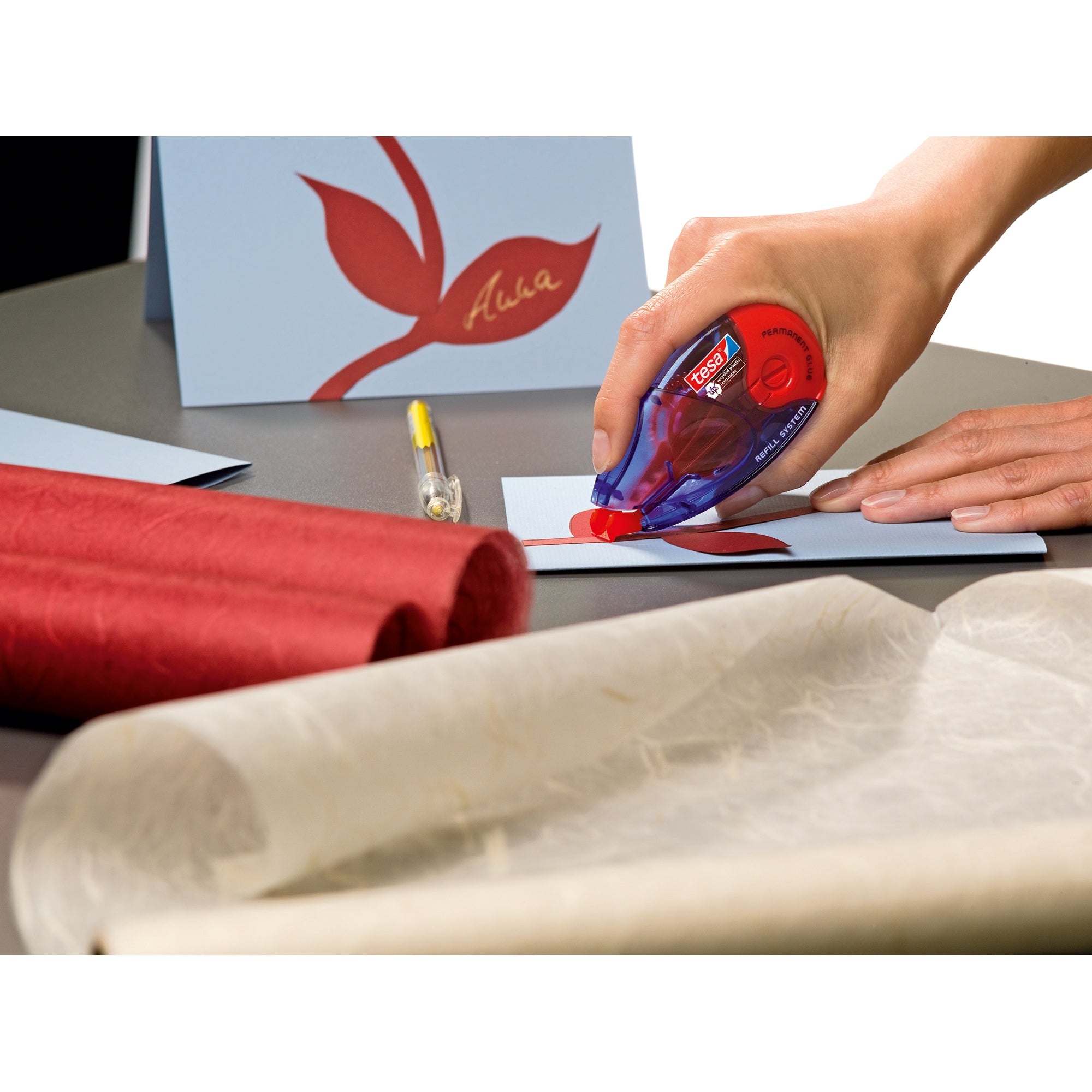 tesa Kleberoller permanent