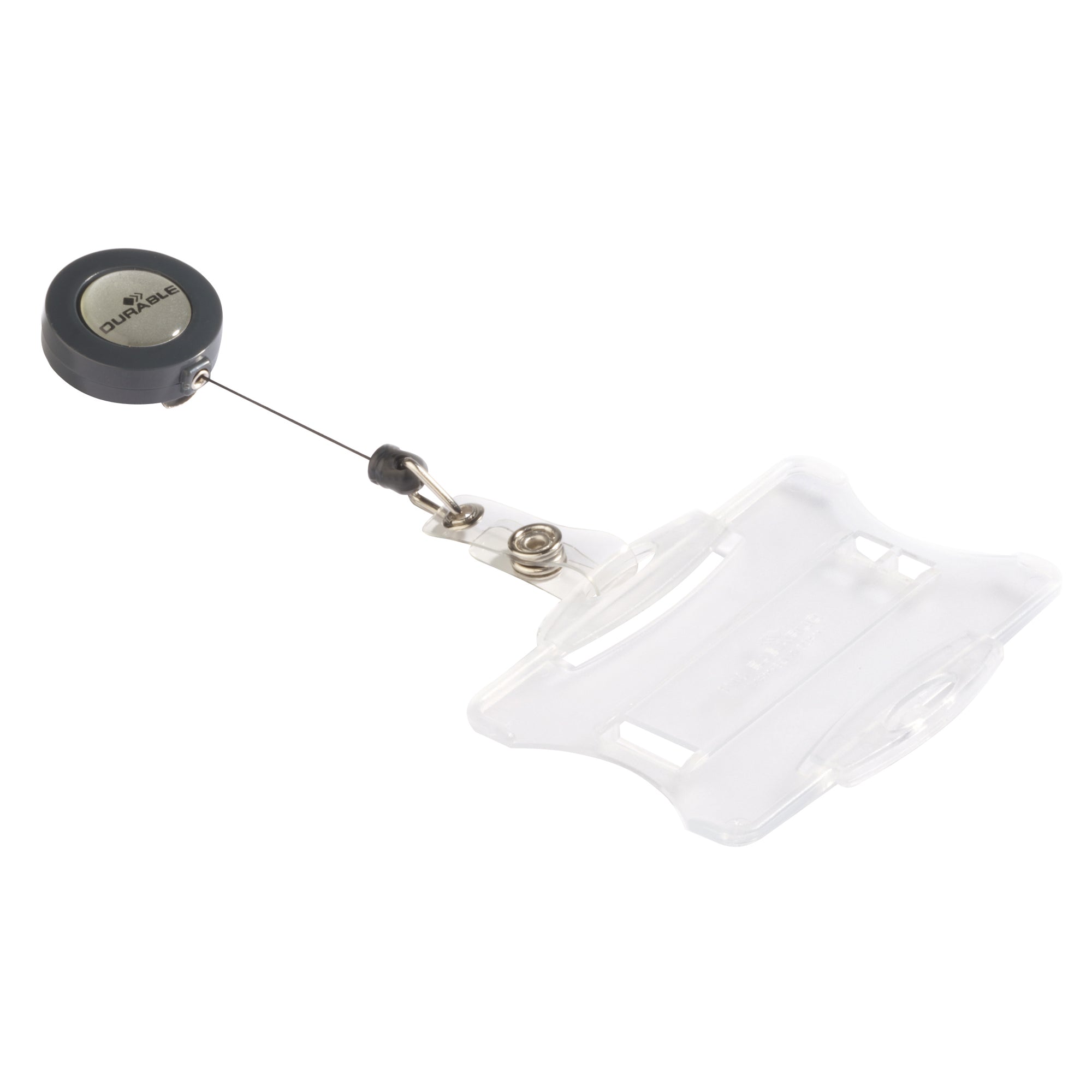 Durable Namenschild 54x85mm+Metallclip 10 St.