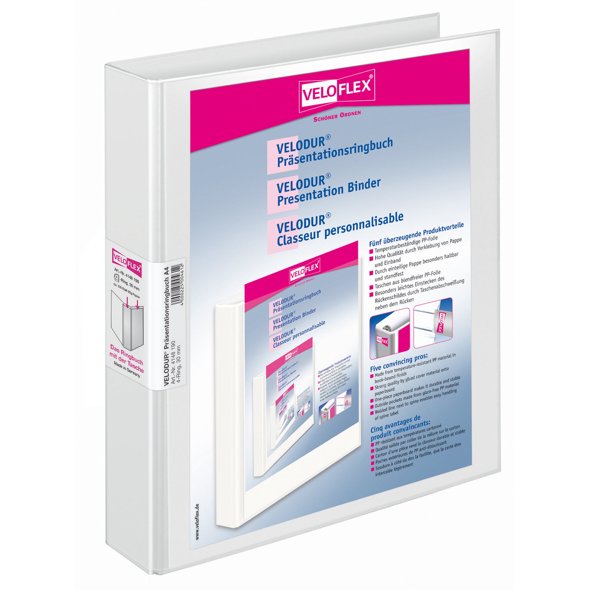 Veloflex Präsentationsringbuch VELODUR®, DIN A4