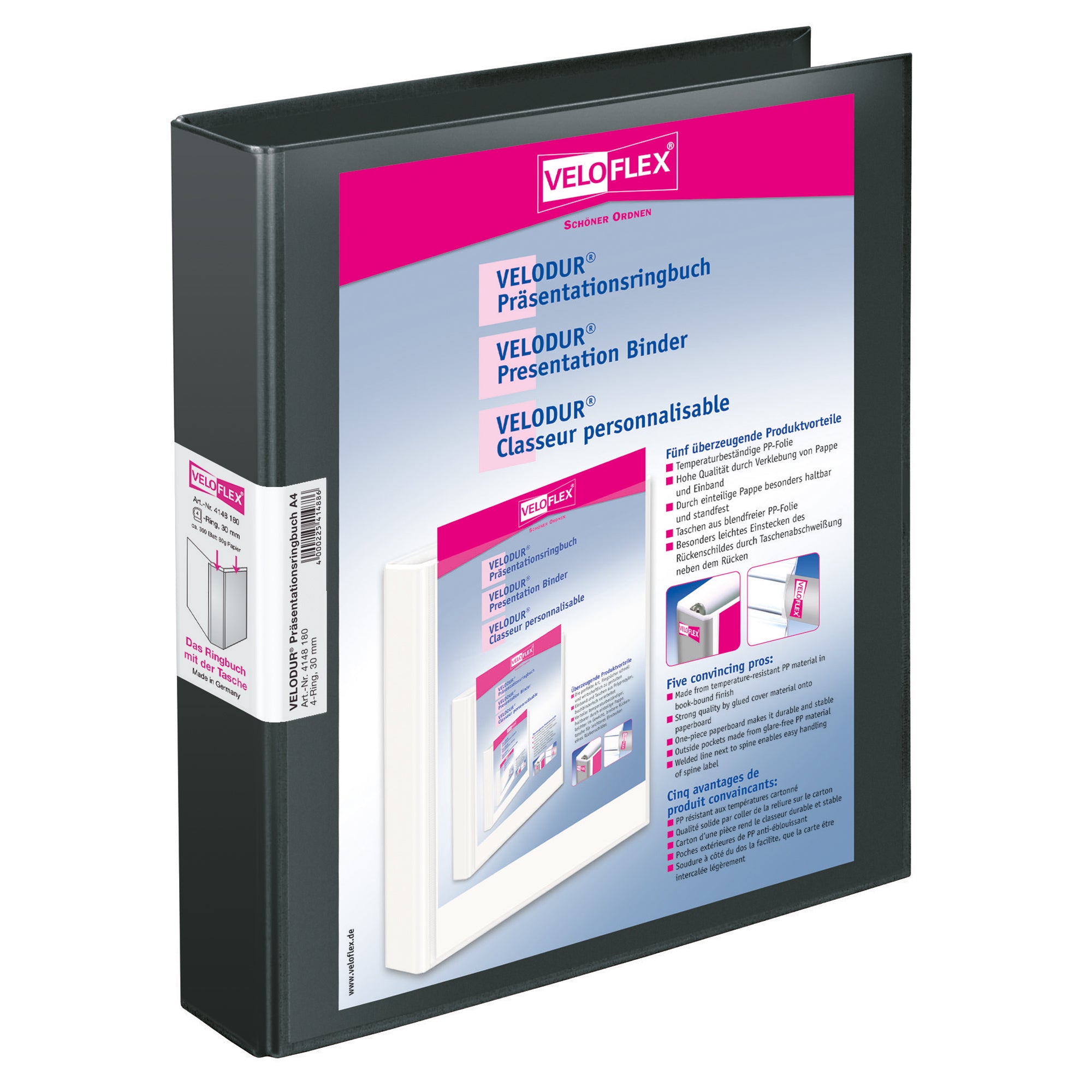 Veloflex Präsentationsringbuch VELODUR®, DIN A4