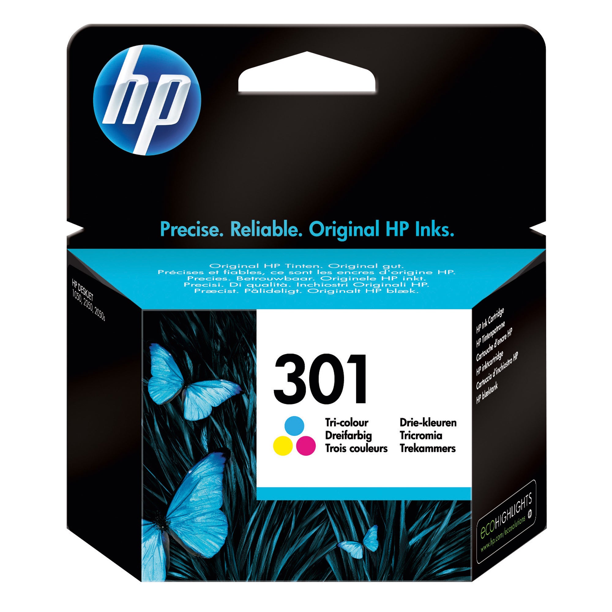 HP Tintenpatrone, cyan/magenta/gelb