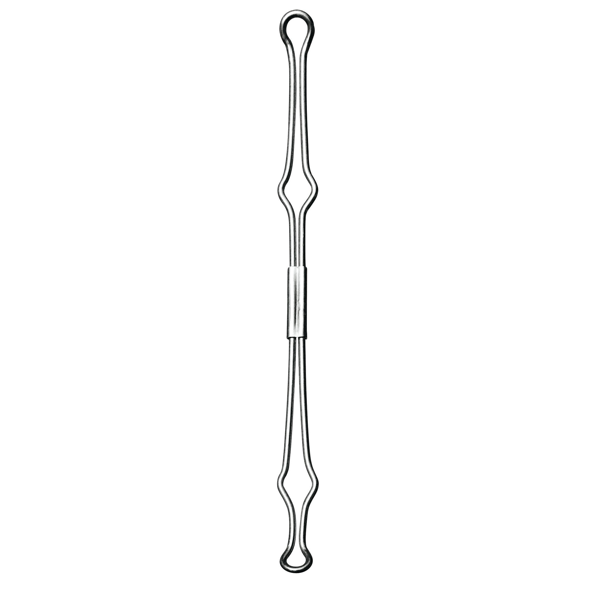 Veloflex Niederhalter 80mm Metall si 100 St.