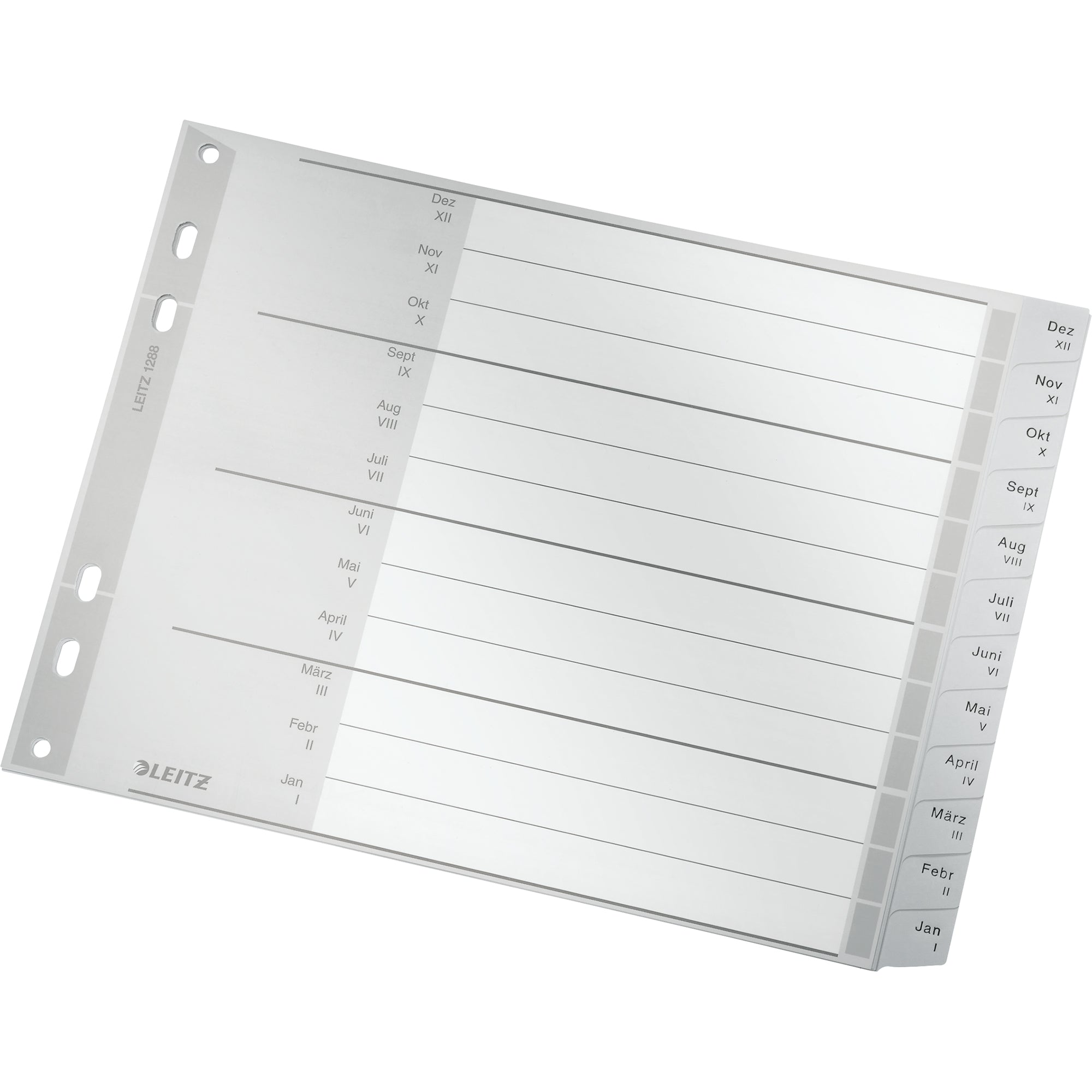 Leitz Monatsregister