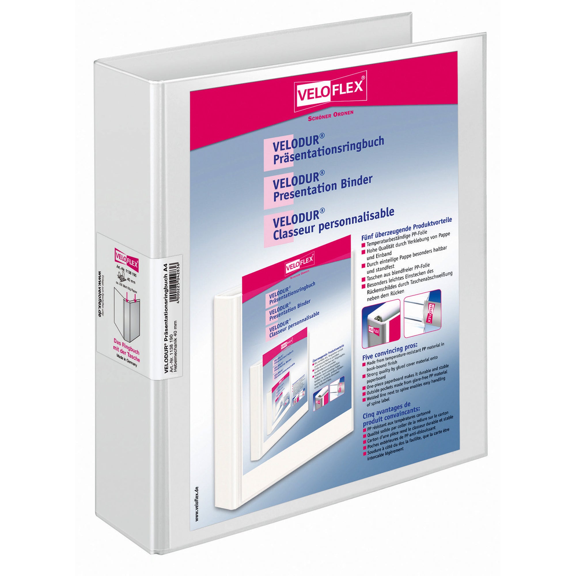 Veloflex Präsentationsringbuch VELODUR®, DIN A4