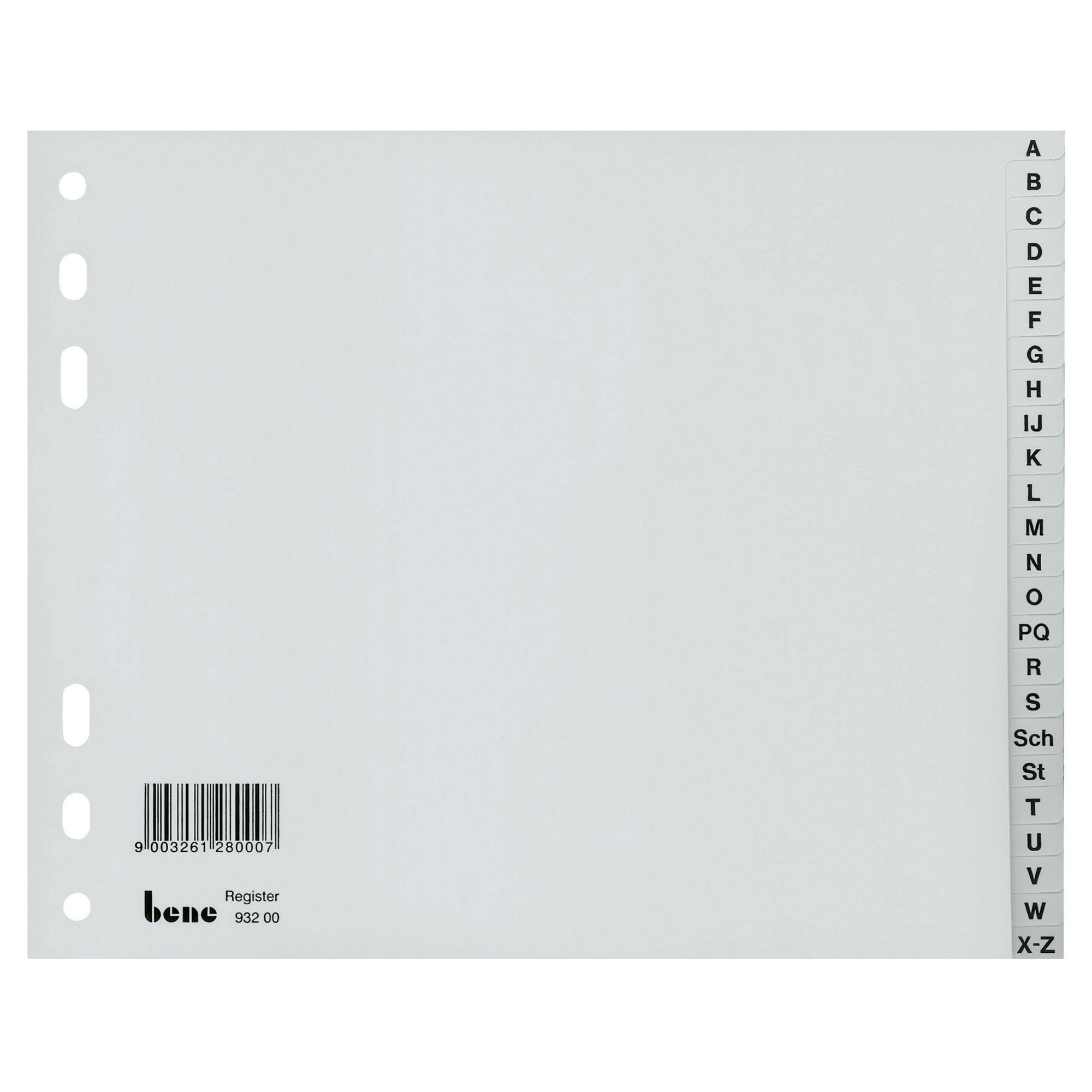 Leitz A-Z Register, DIN A4
