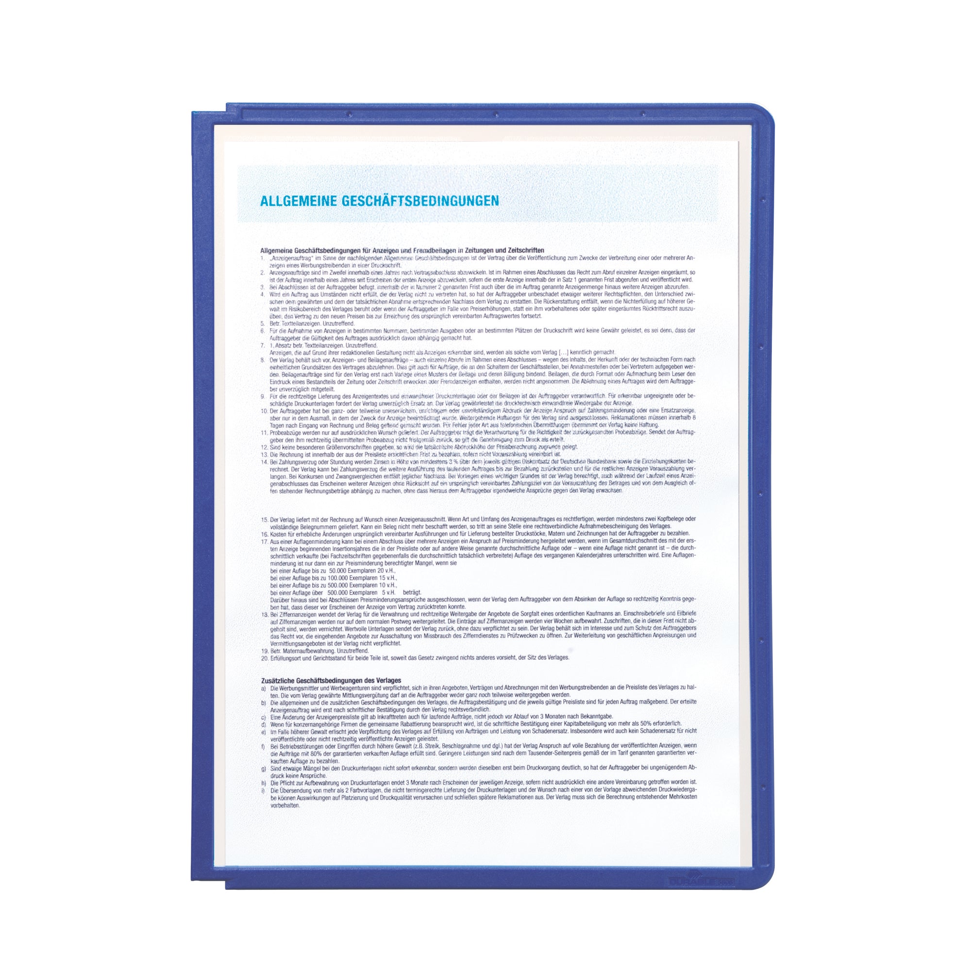 Durable Sichttafel SHERPA® PANEL, DIN A4