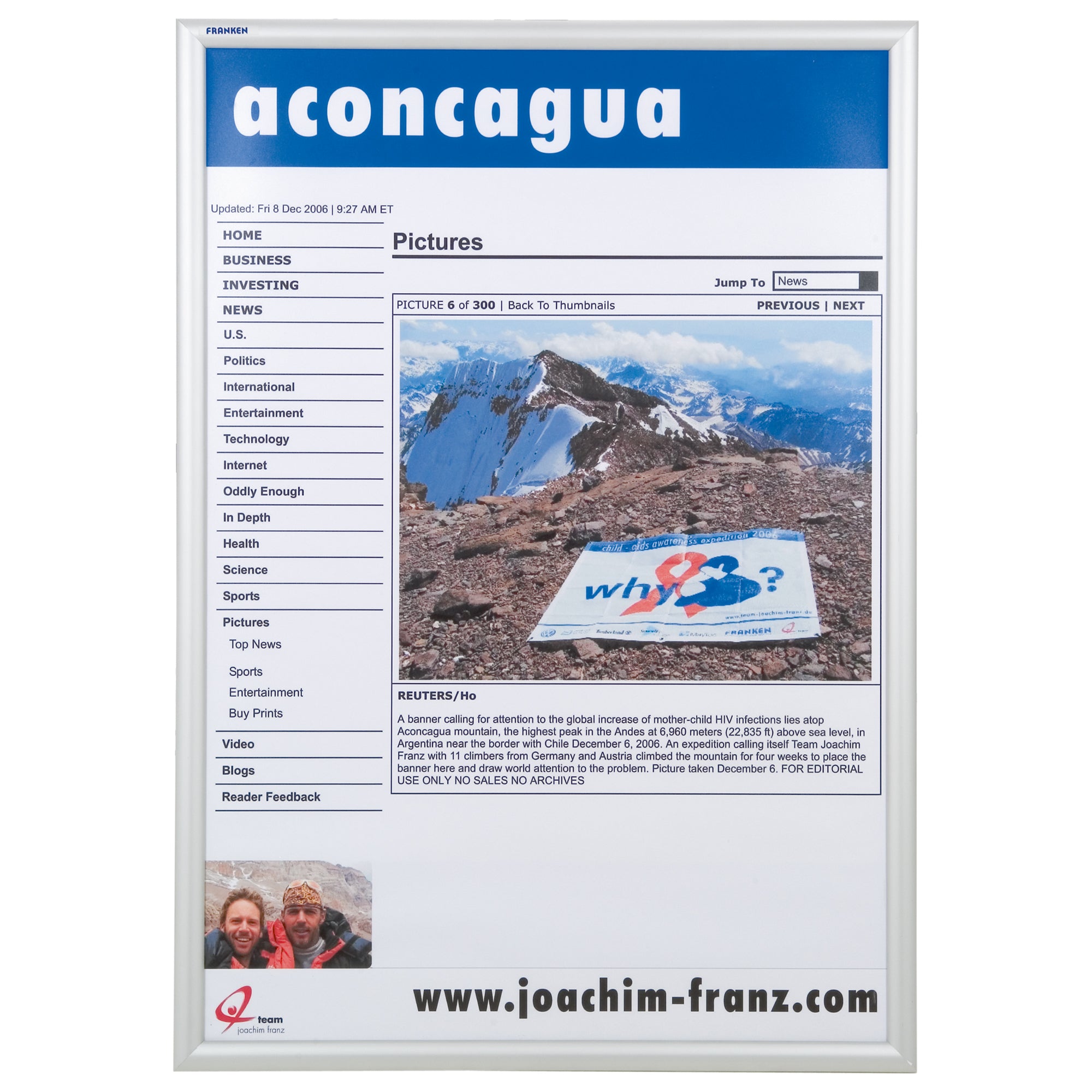 Franken Bilderwechselrahmen