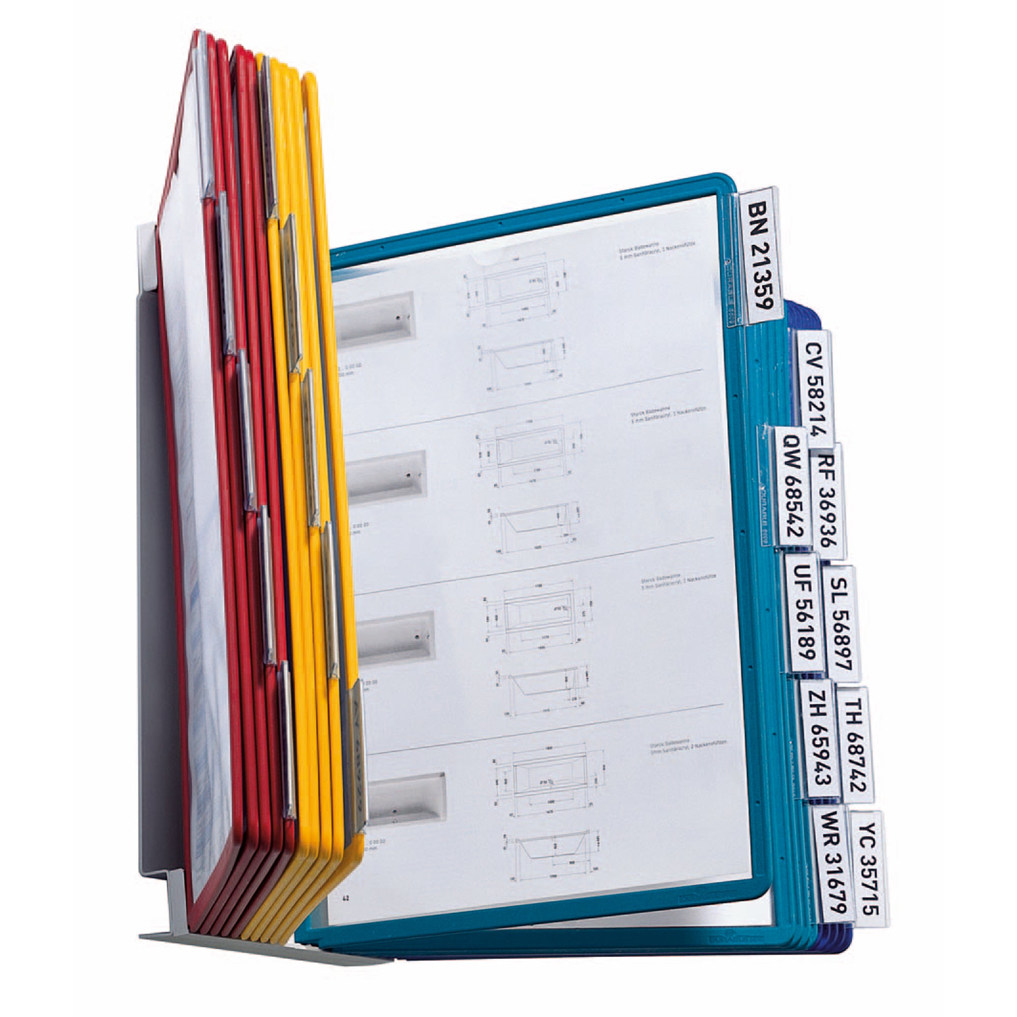 Durable Sichttafelwandhalter VARIO® wall 20