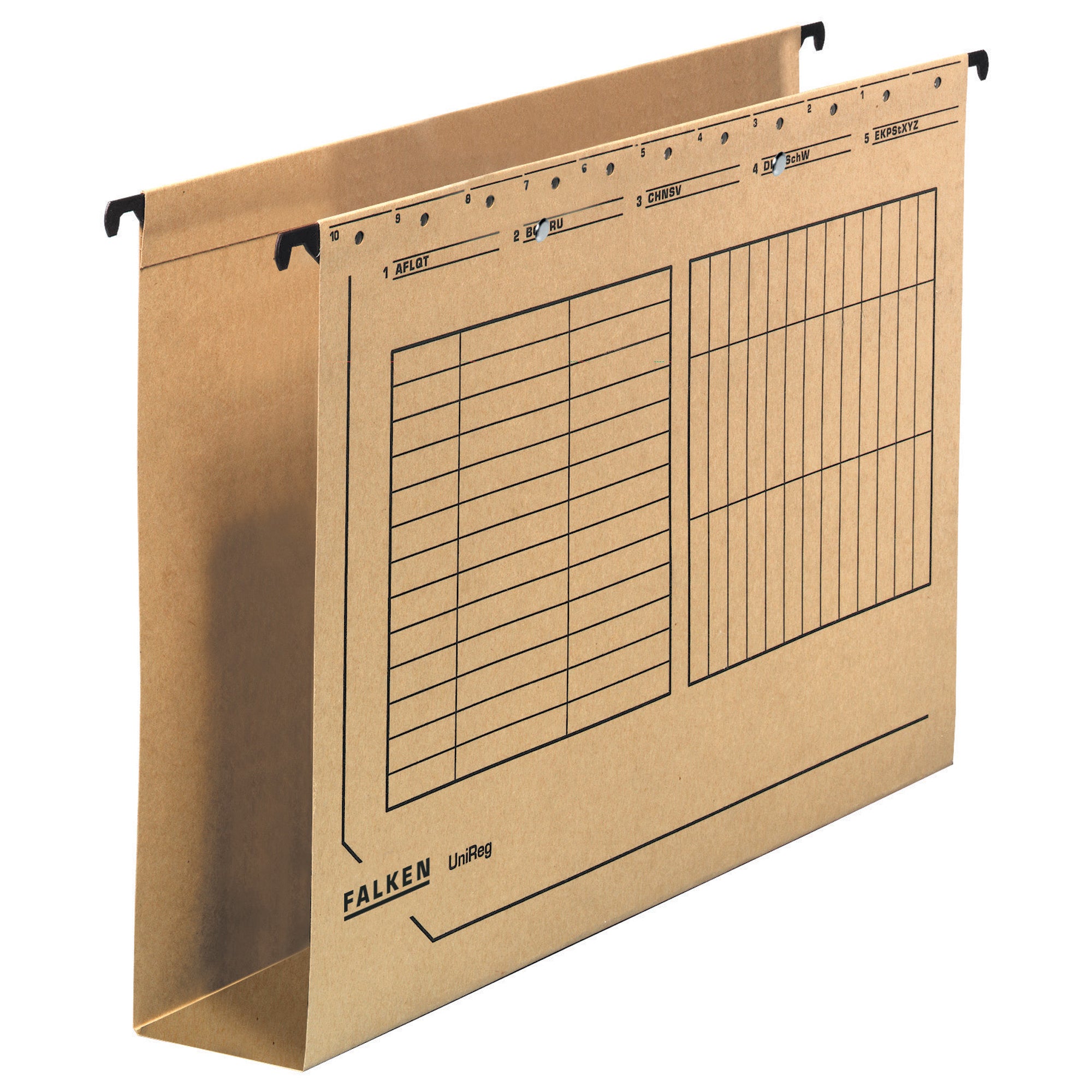 Falken Hängesammler DIN A4 40mm braun