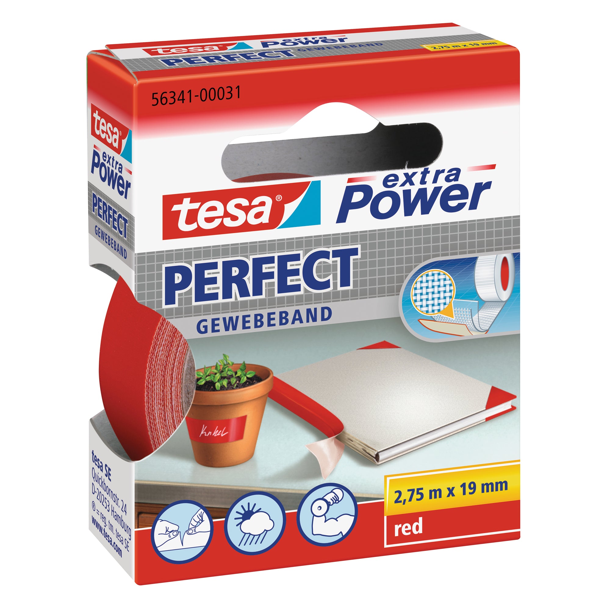 tesa Gewebeband extra Power® Perfect