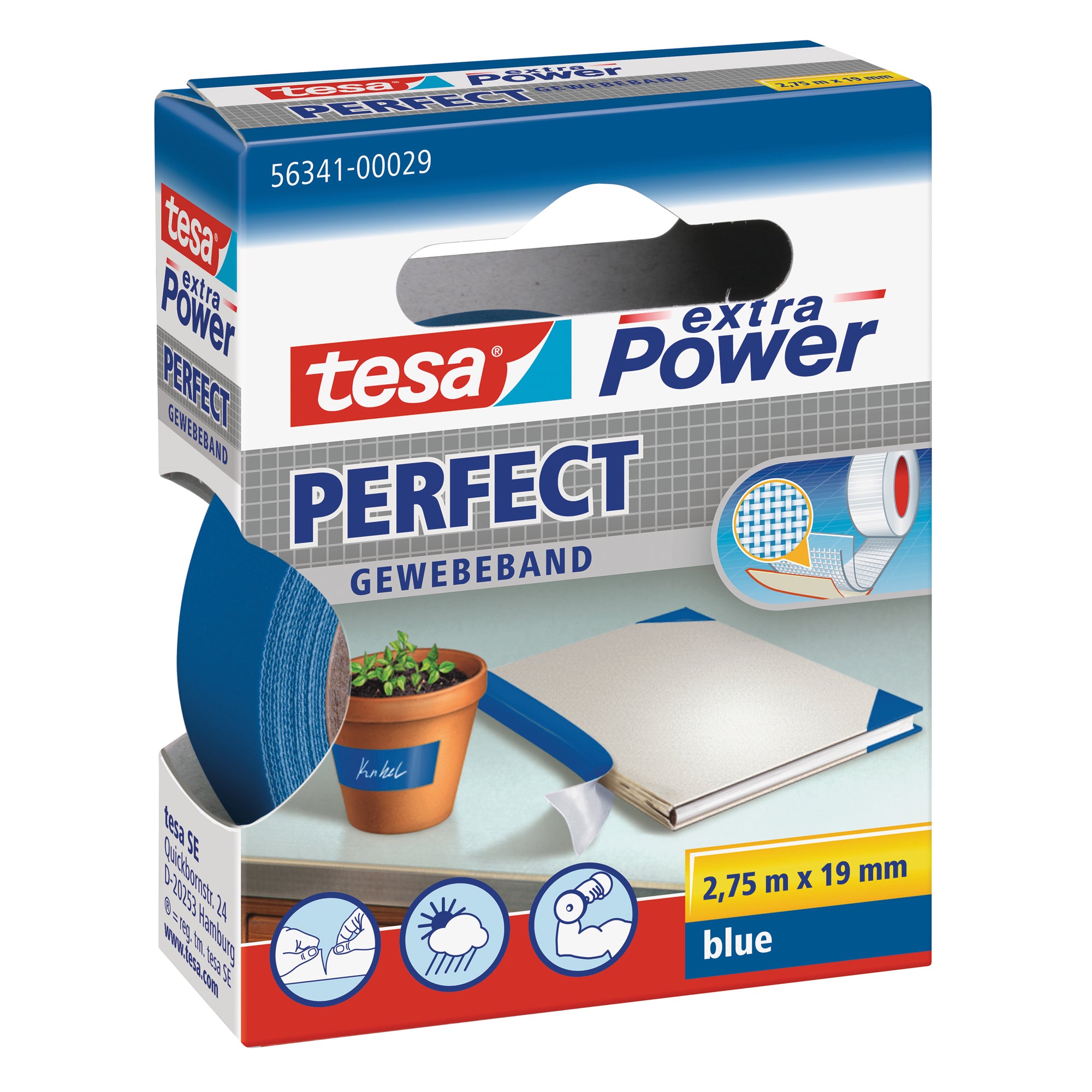 tesa Gewebeband extra Power® Perfect