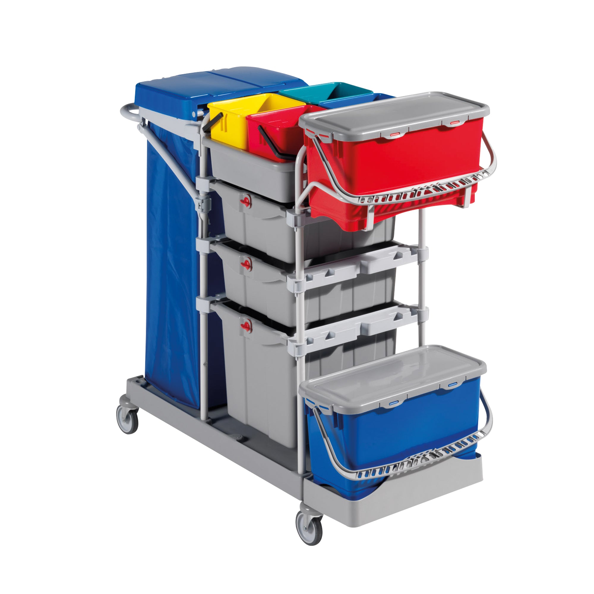 Filmop Reinigungswagen Morgan Security Top Down