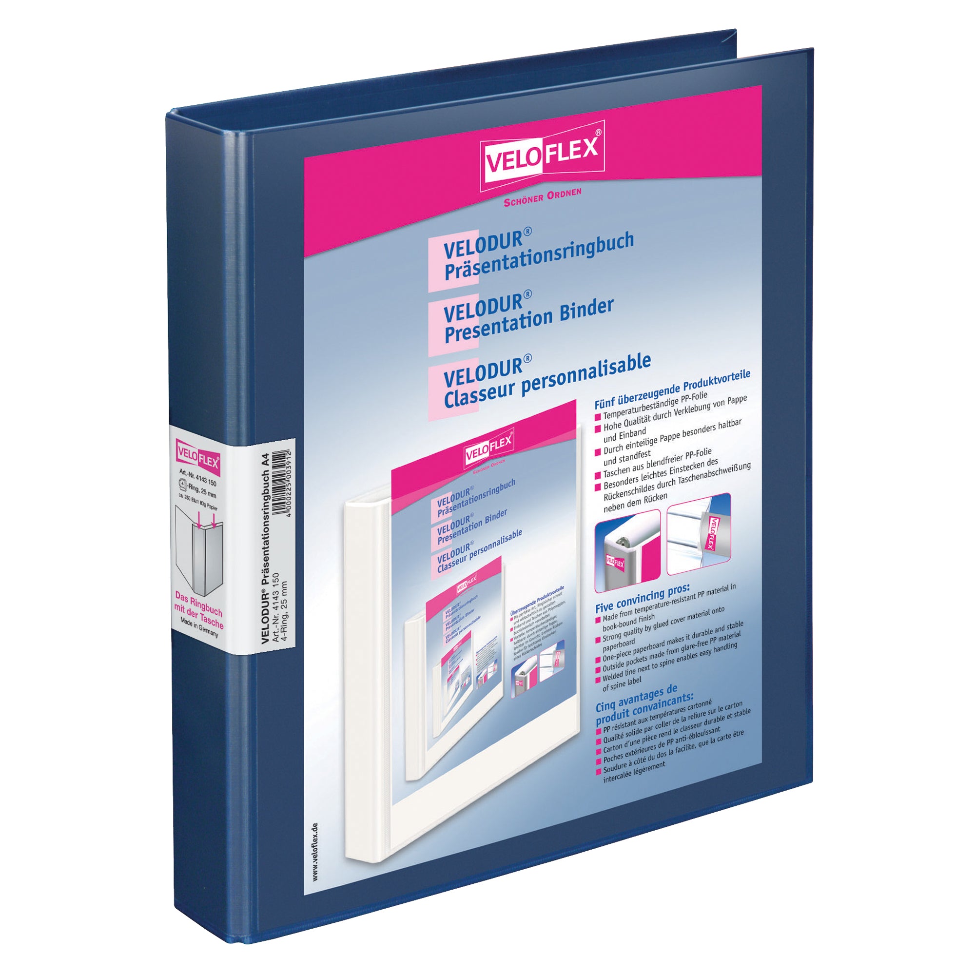 Veloflex Präsentationsringbuch VELODUR®, DIN A4