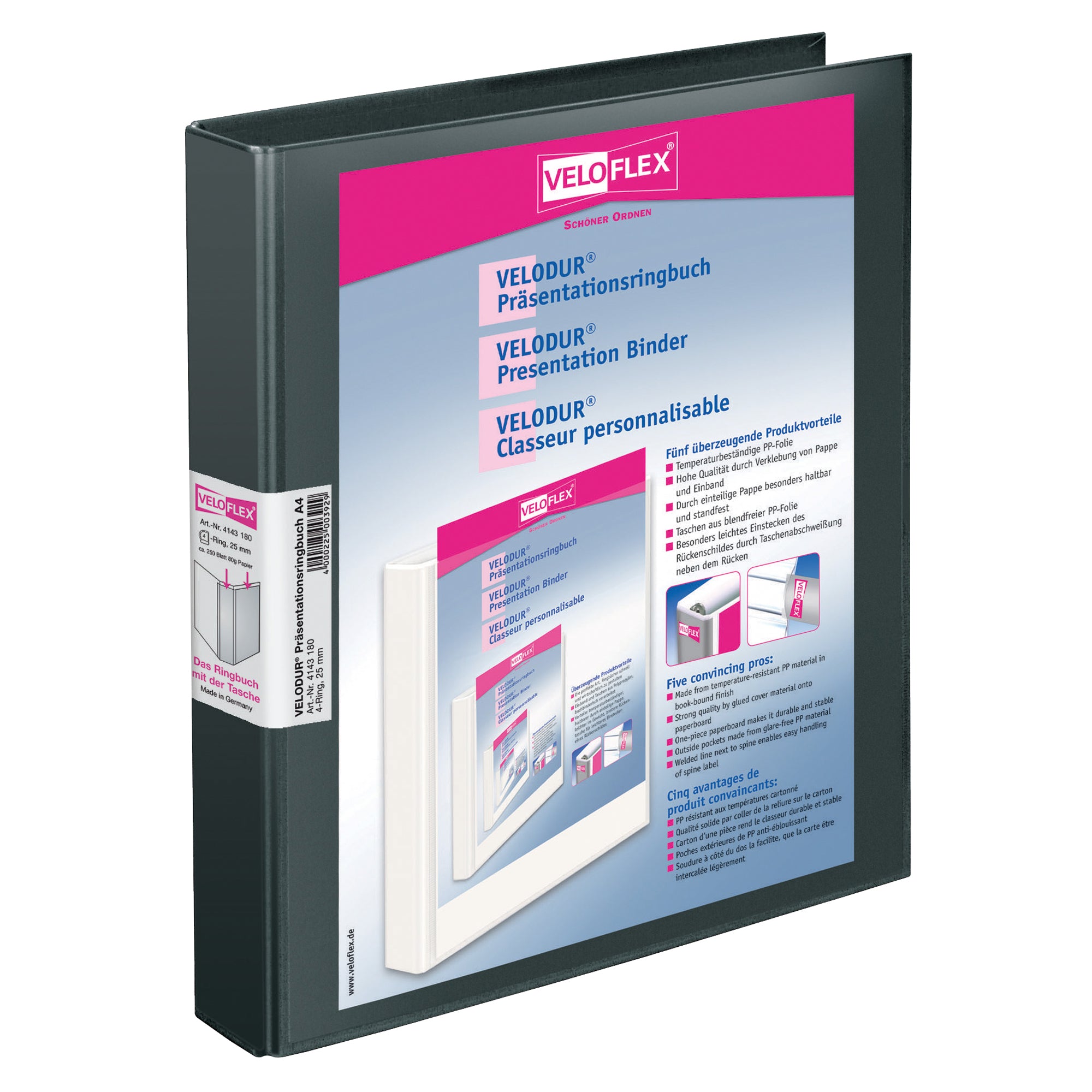 Veloflex Präsentationsringbuch VELODUR®, DIN A4
