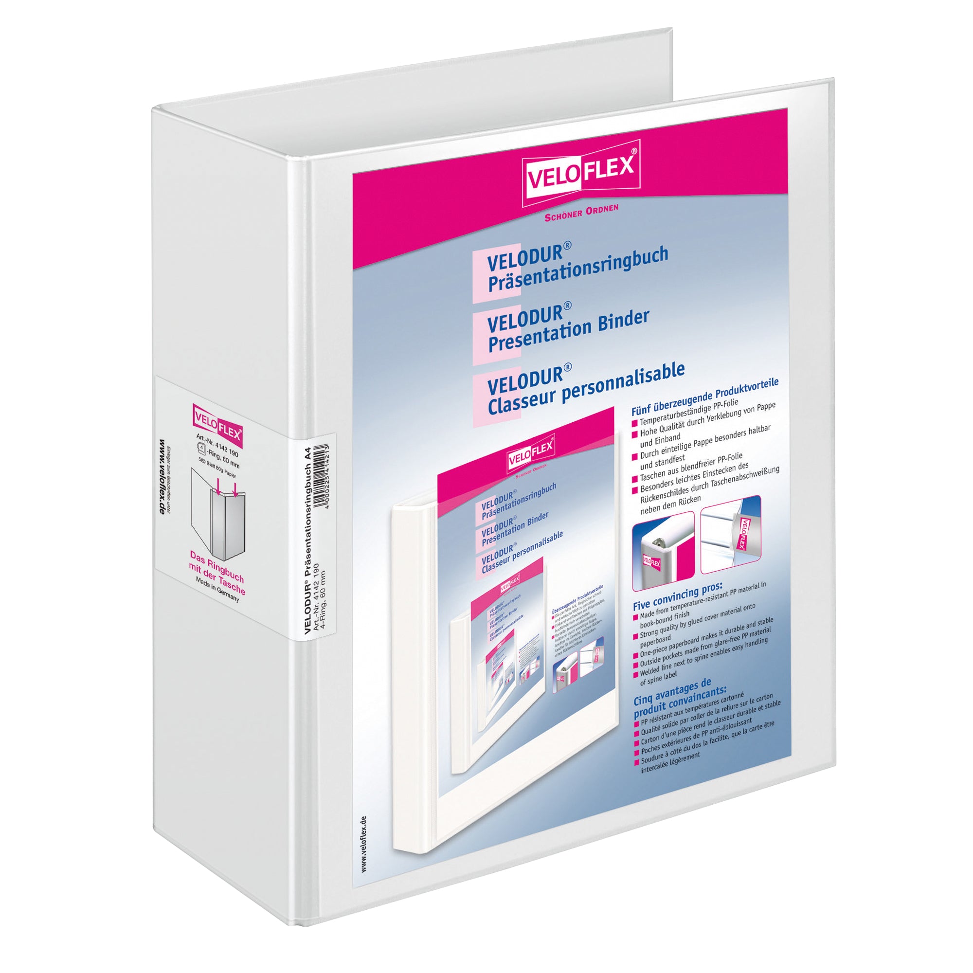 Veloflex Präsentationsringbuch VELODUR®, DIN A4