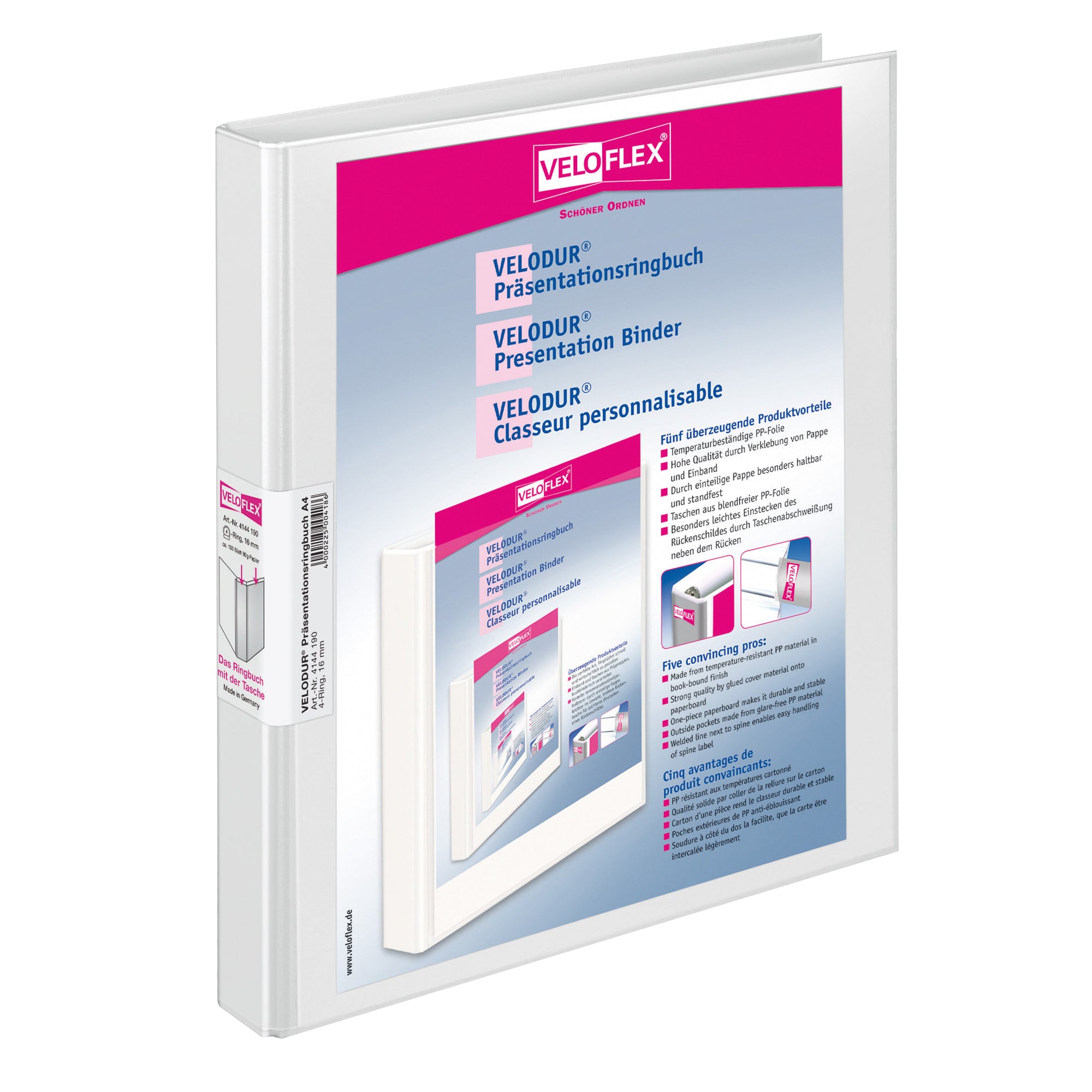 Veloflex Präsentationsringbuch VELODUR®, DIN A4