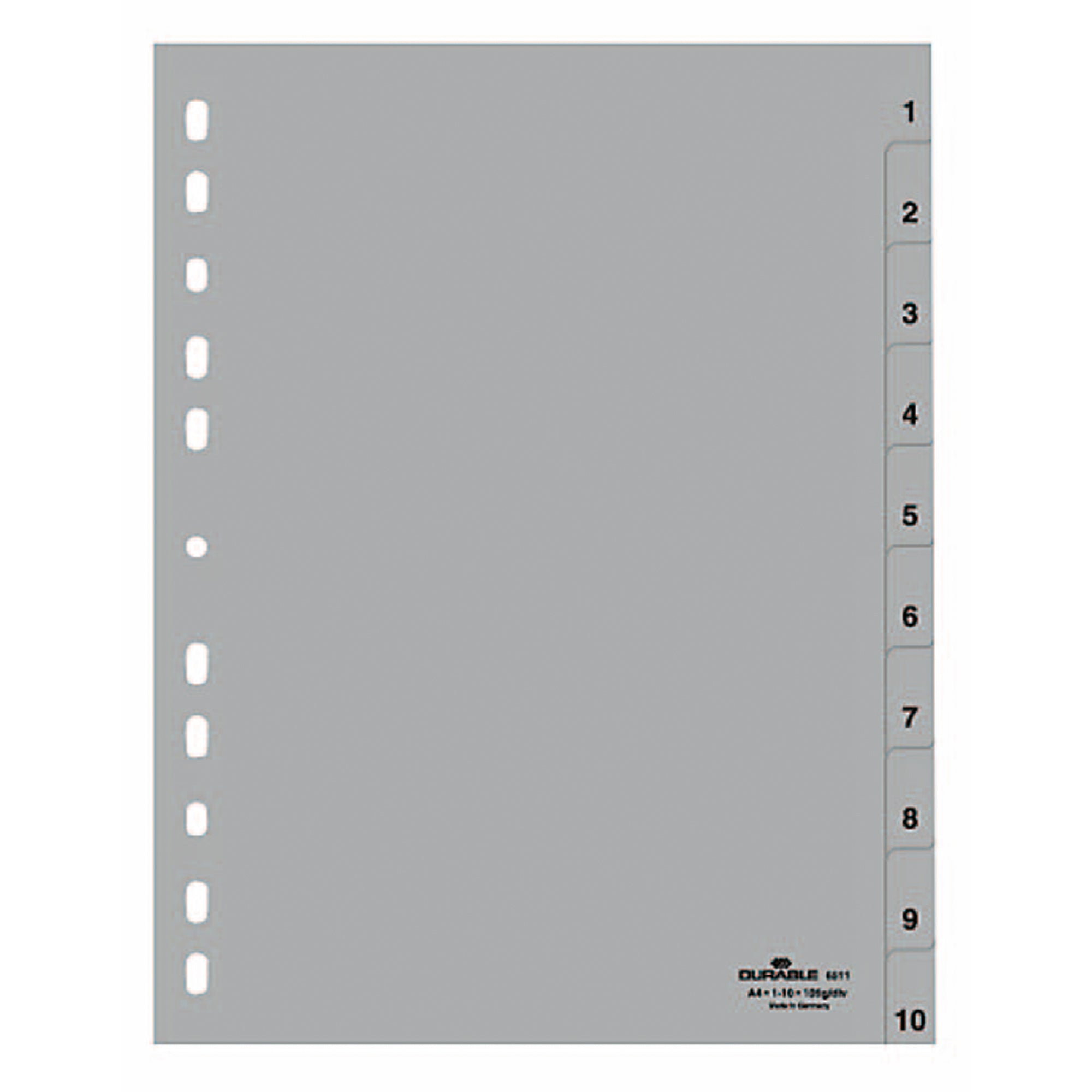 Durable Zahlenregister, DIN A4