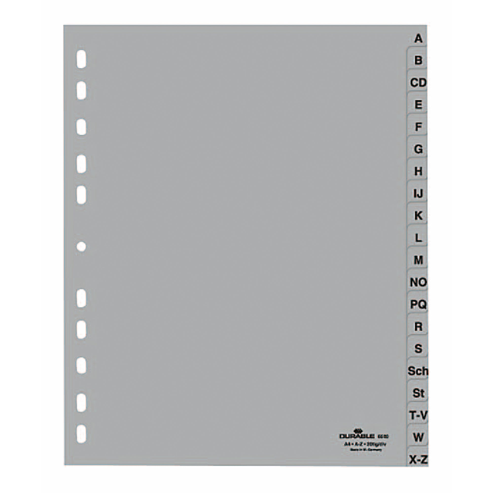 Durable A-Z Register