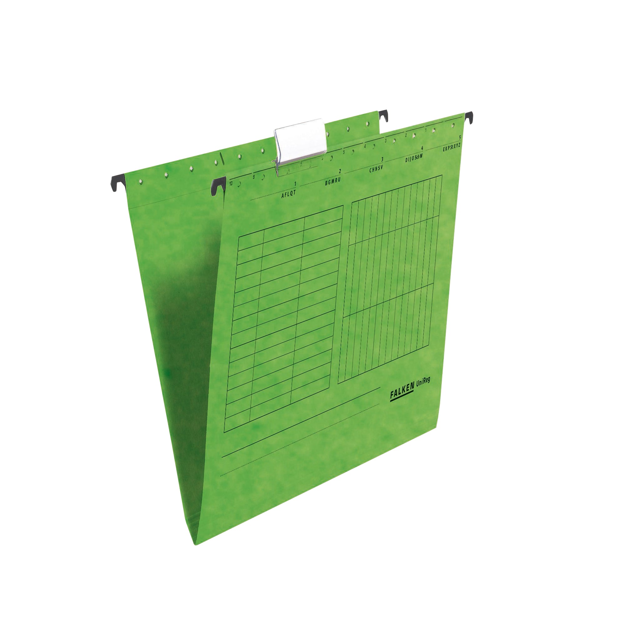 Falken Hängemappe A4 seitlich offen Kraftkarton gn, DIN A4