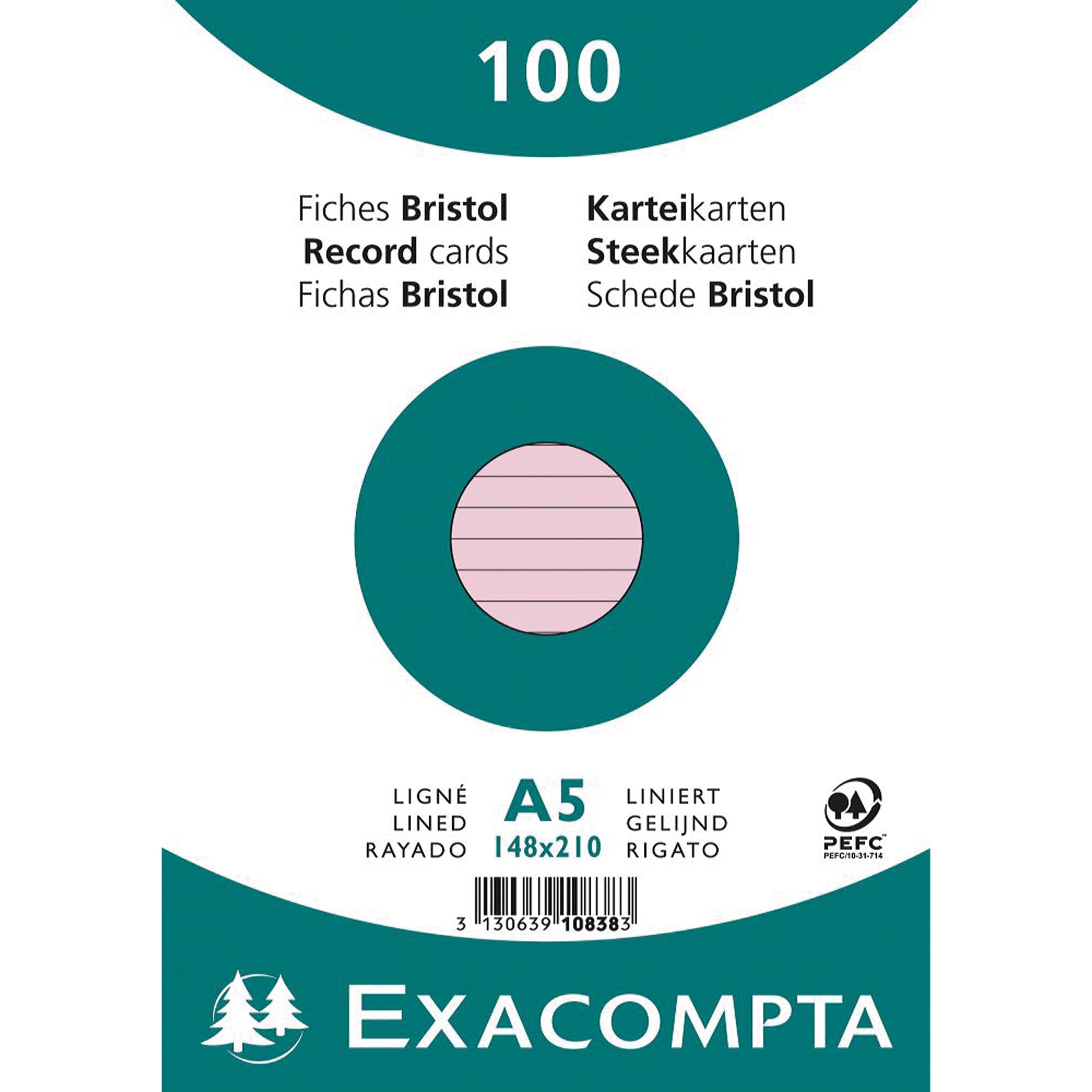 Exacompta Karteikarte, DIN A5