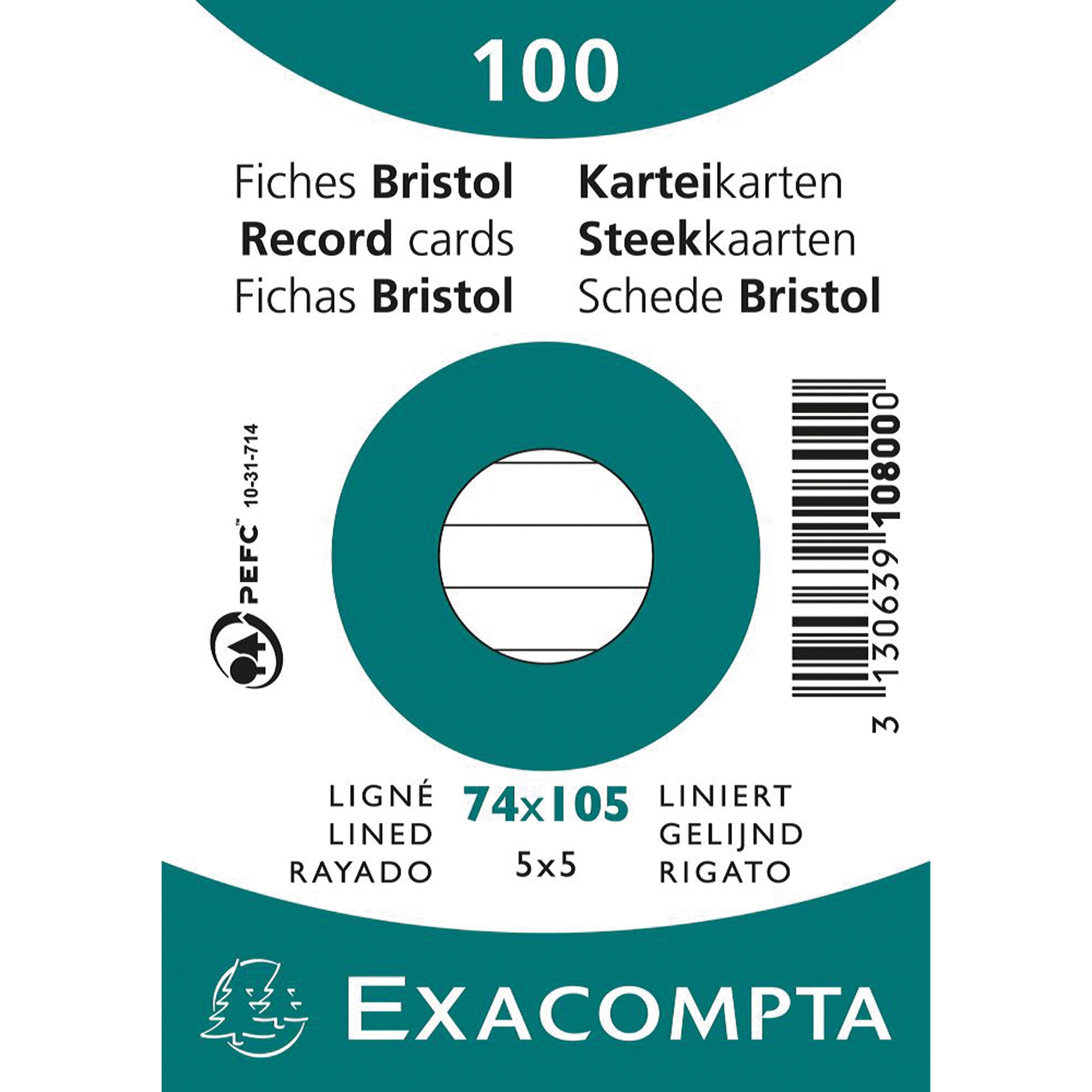 Exacompta Karteikarte
