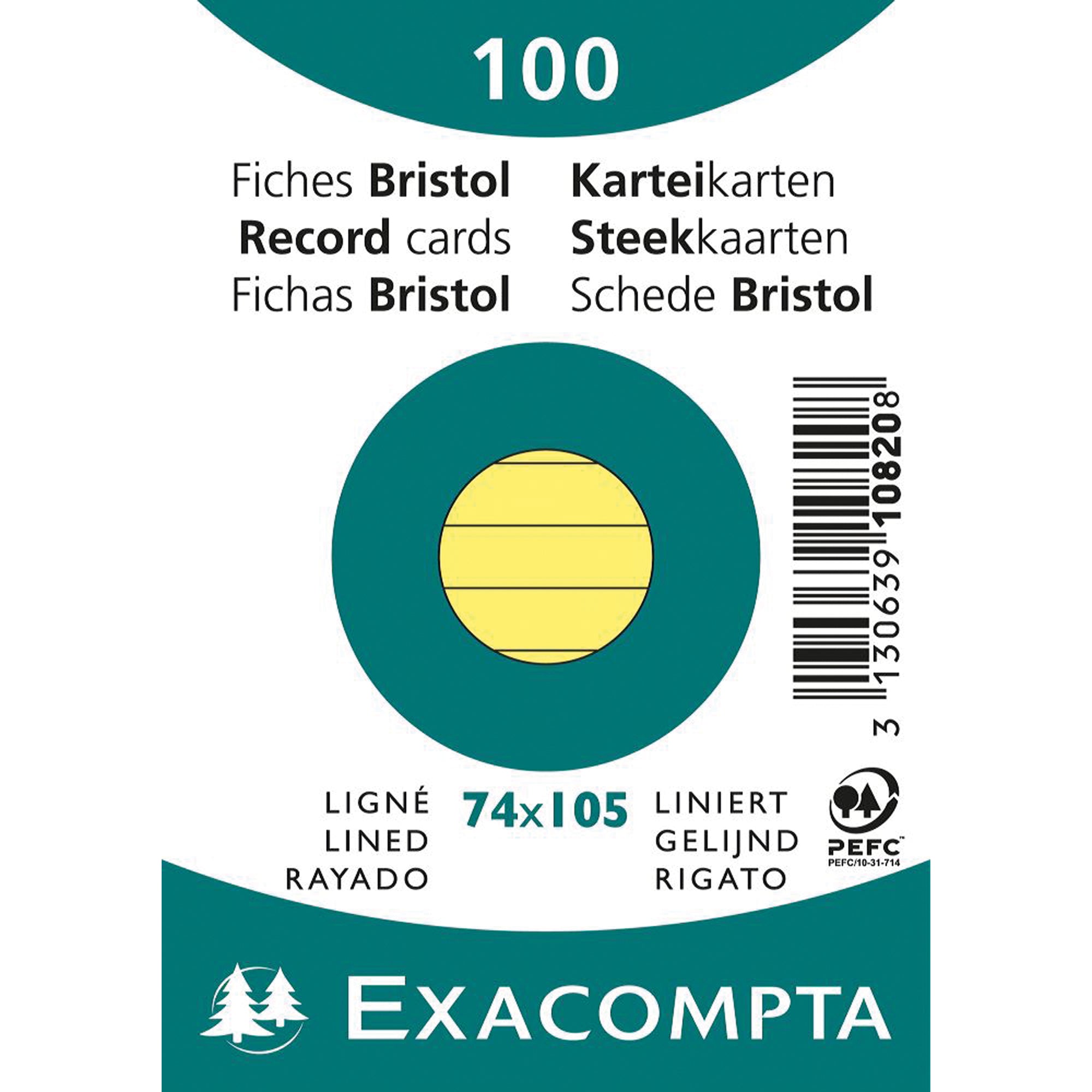 Exacompta Karteikarte