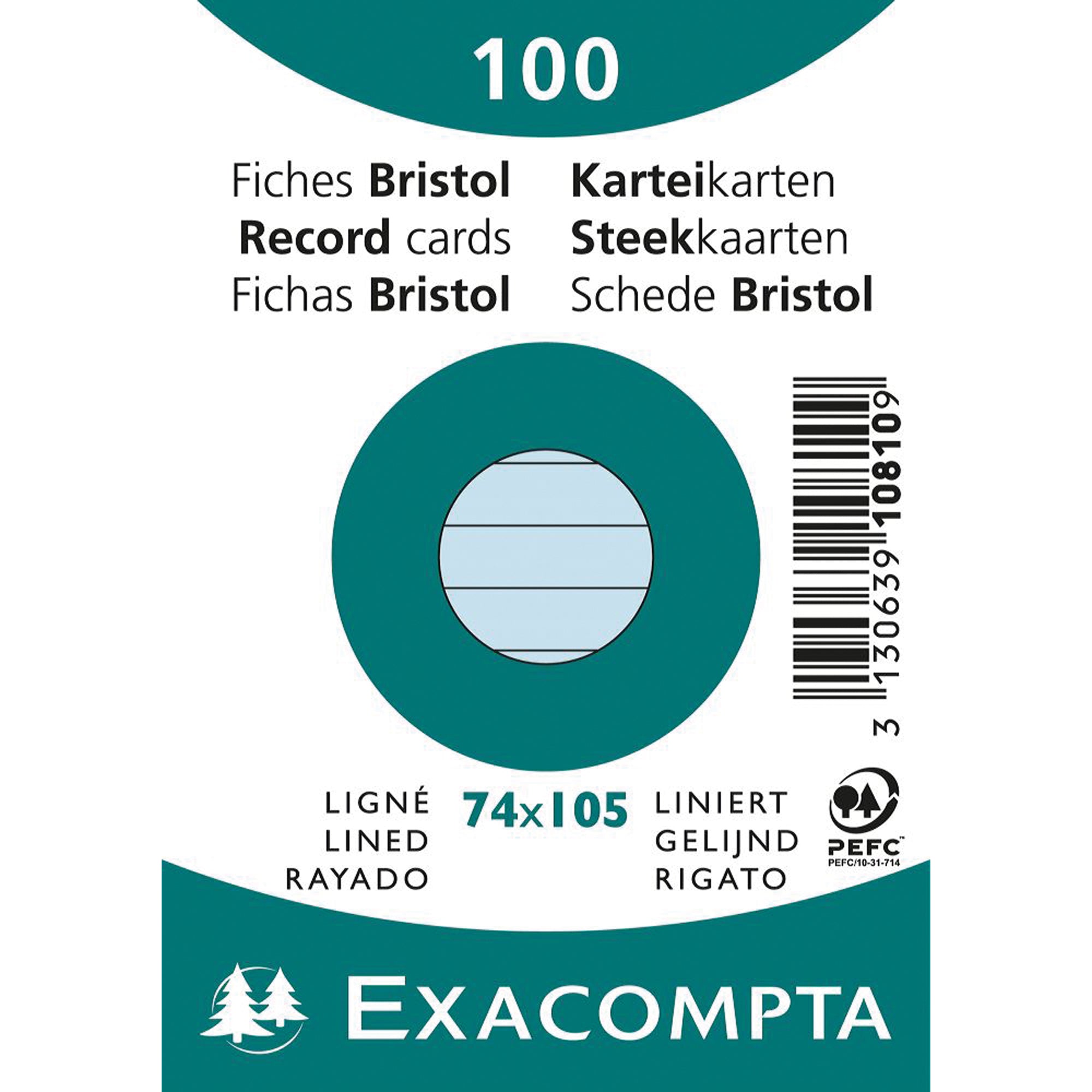 Exacompta Karteikarte