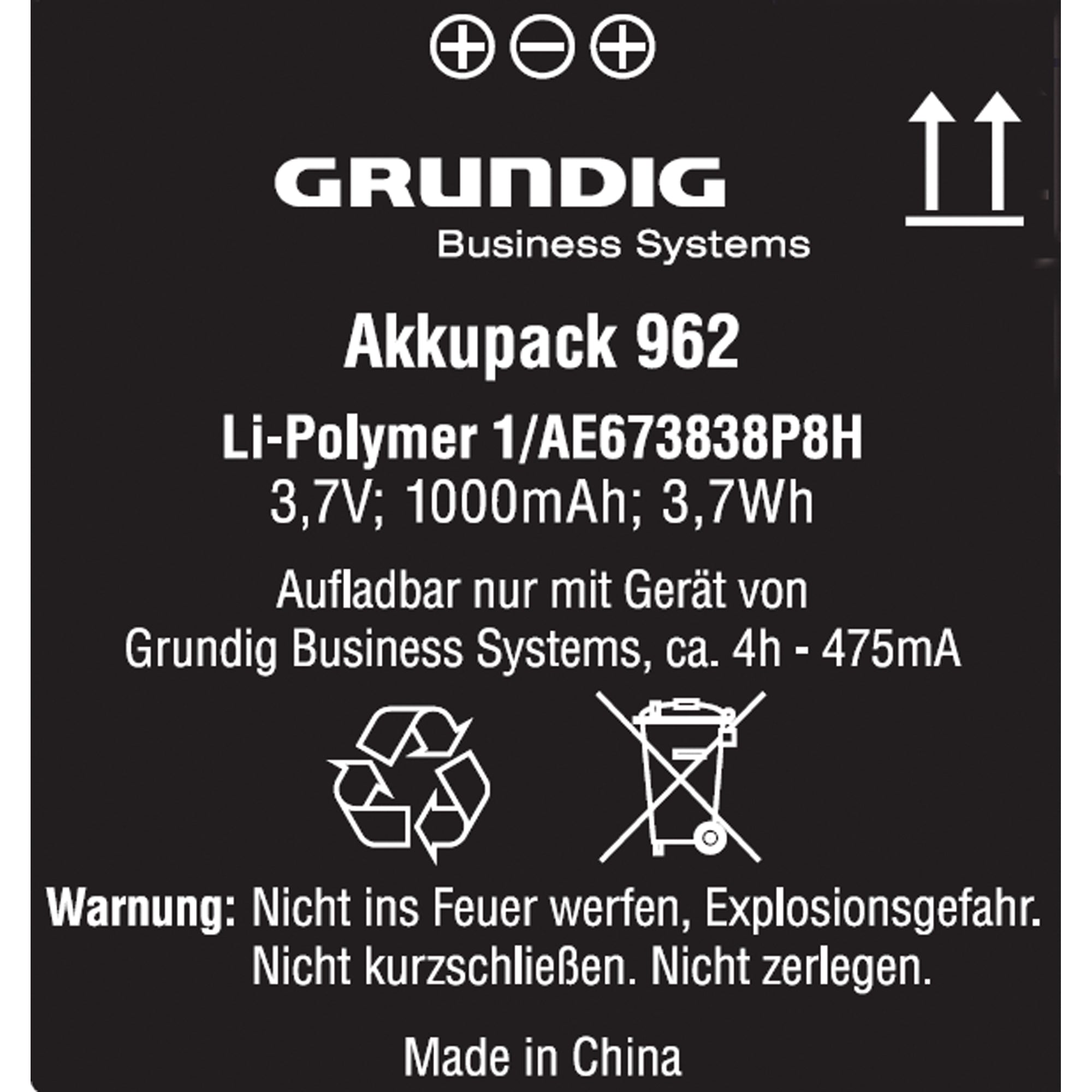 Grundig Akku 962