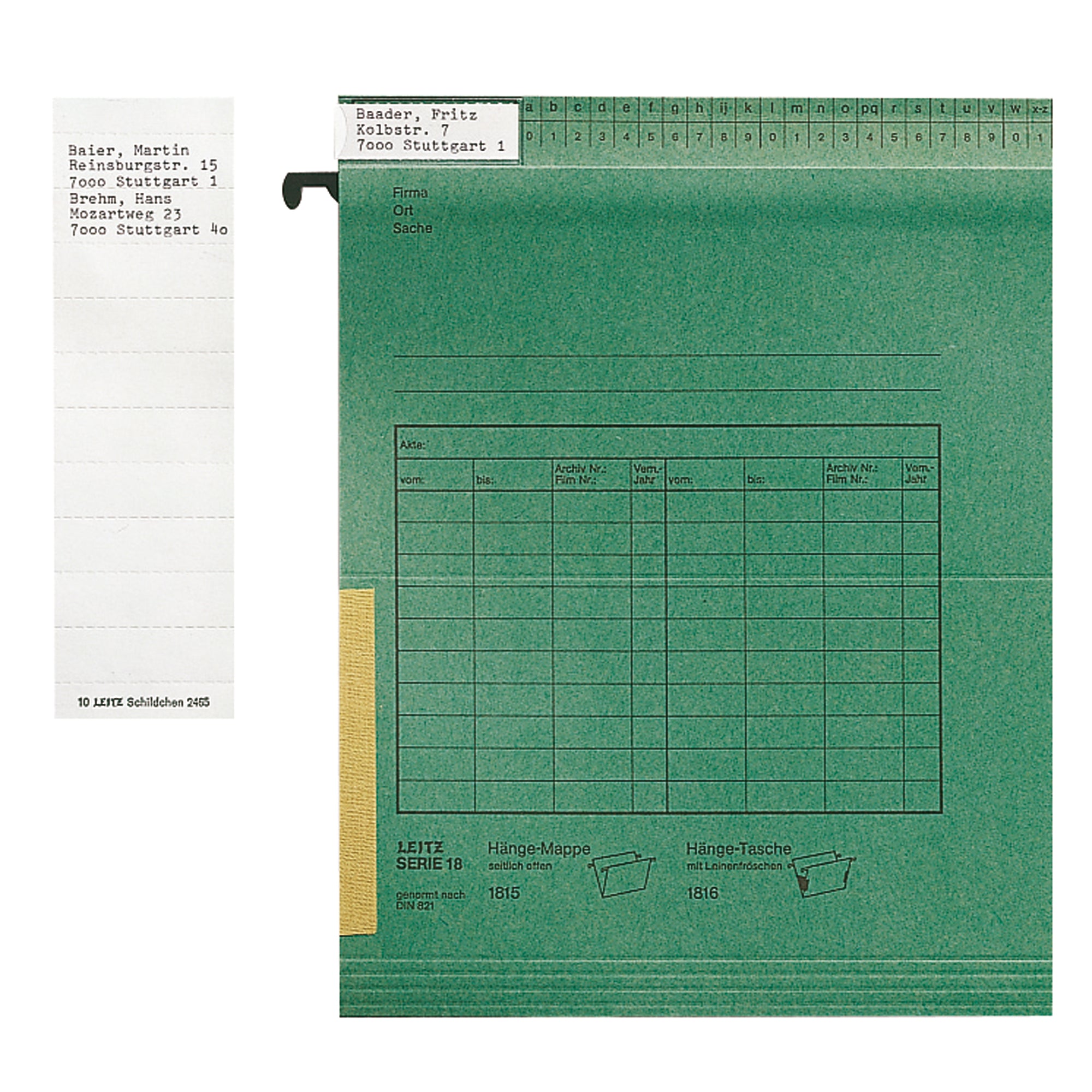 Leitz Beschriftungsschild ALPHA®