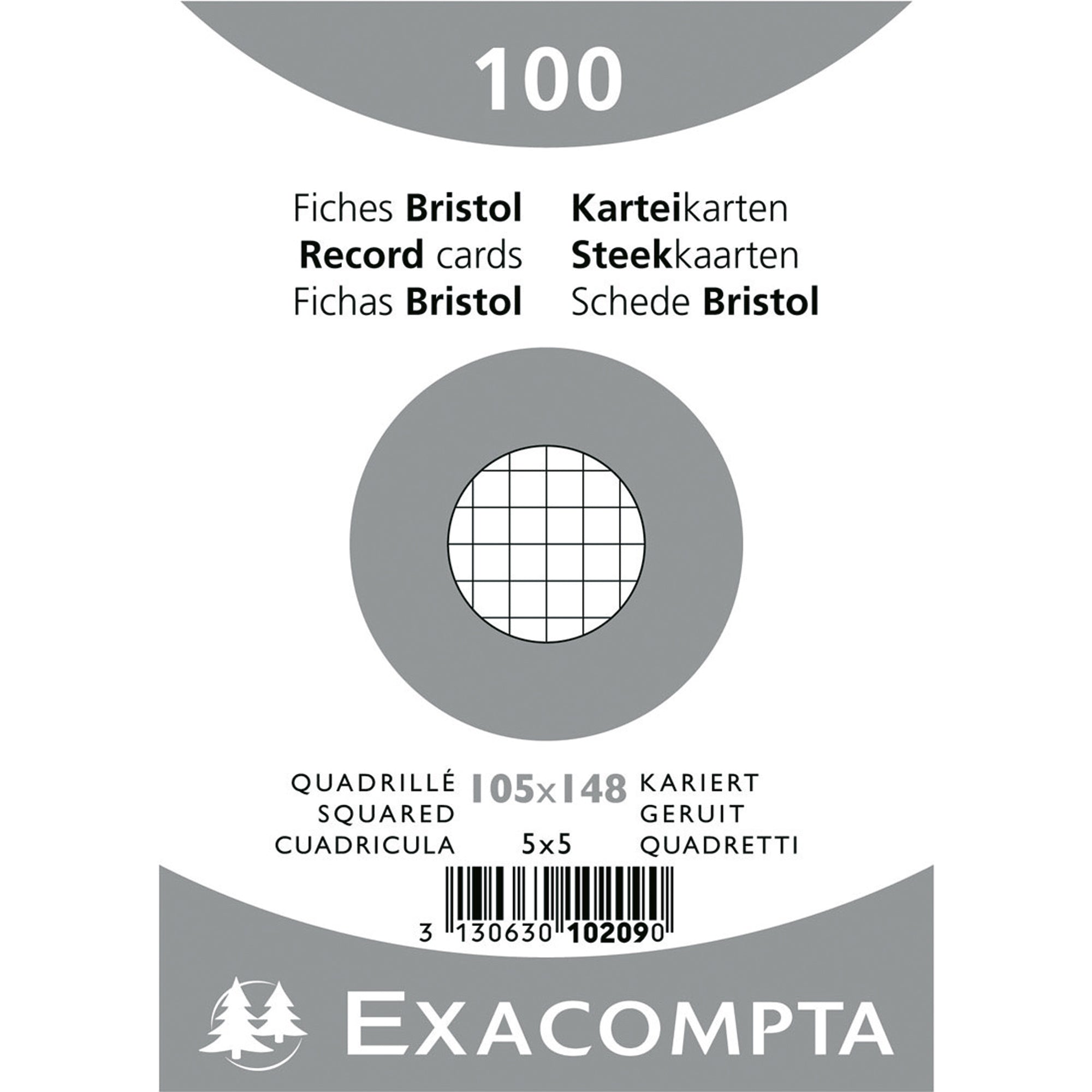 Exacompta Karteikarte