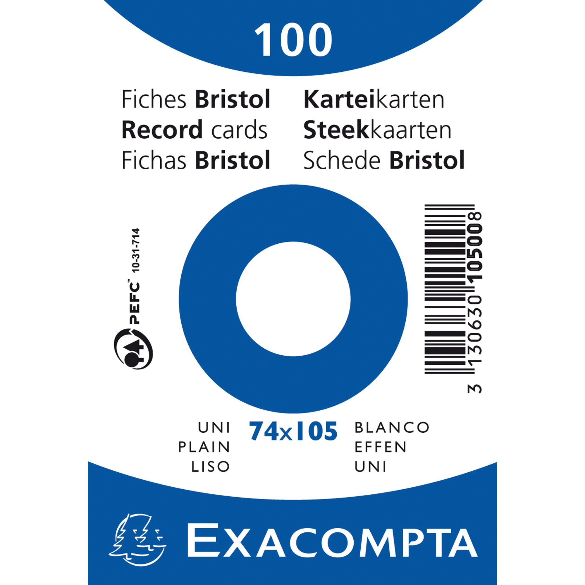 Exacompta Karteikarte
