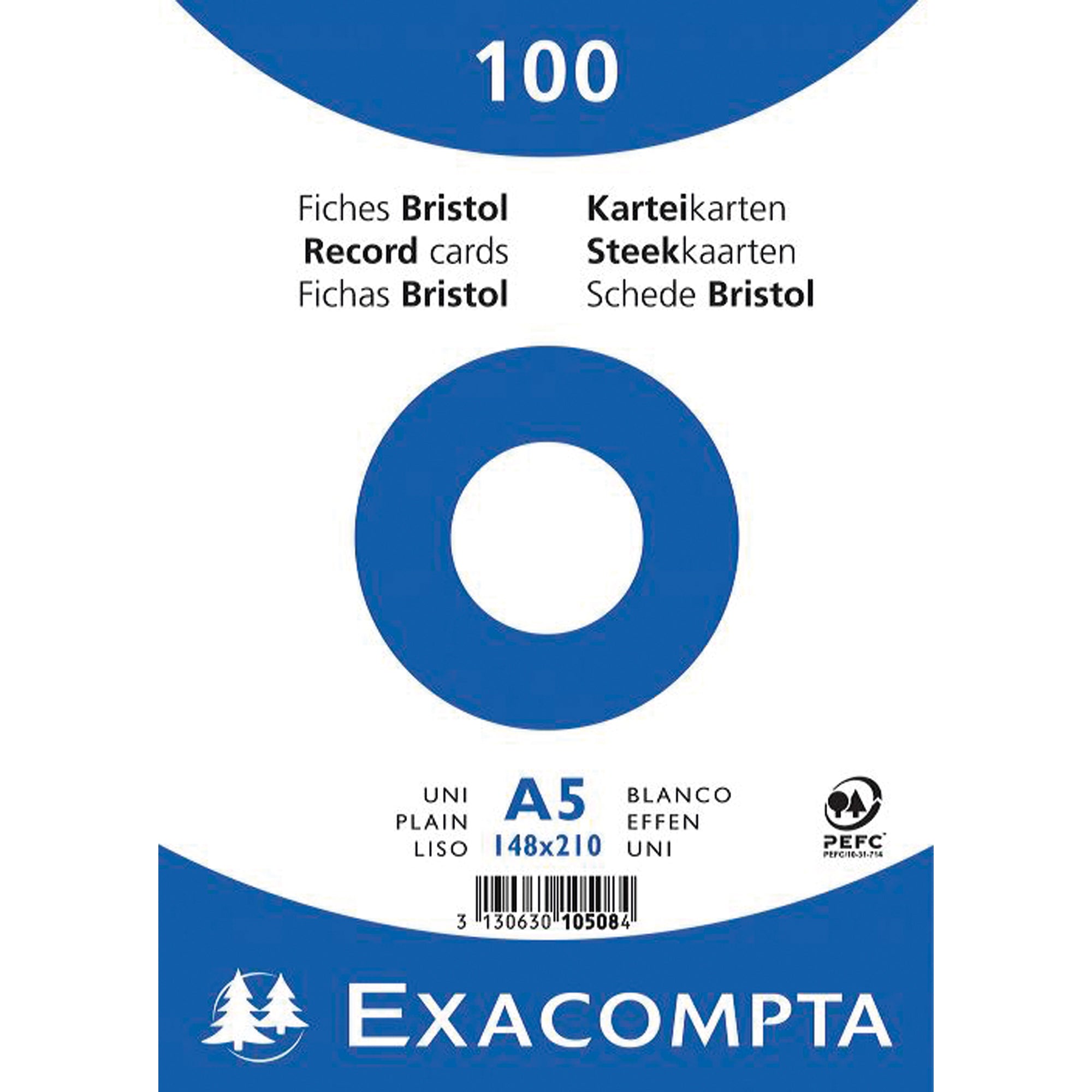 Exacompta Karteikarte, DIN A5