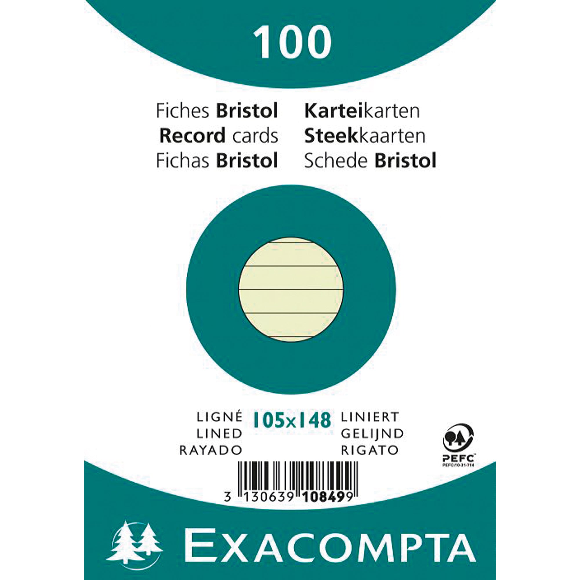 Exacompta Karteikarte