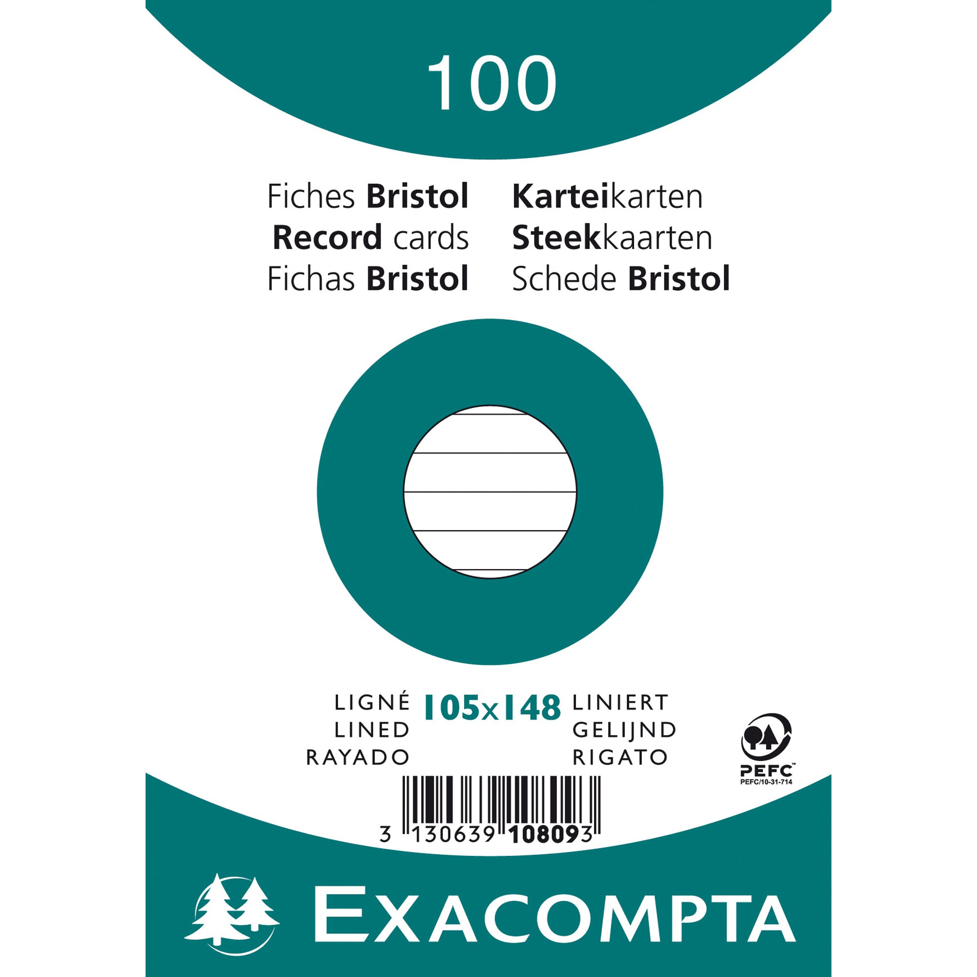 Exacompta Karteikarte