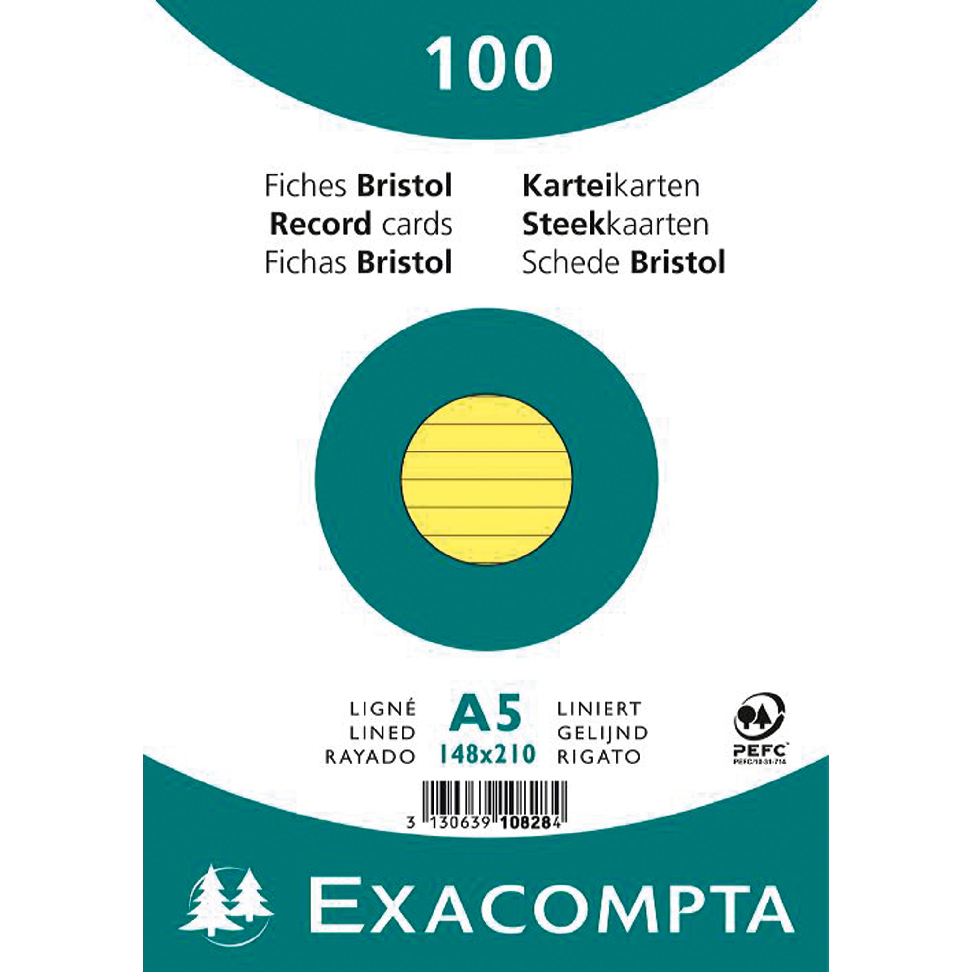 Exacompta Karteikarte, DIN A5