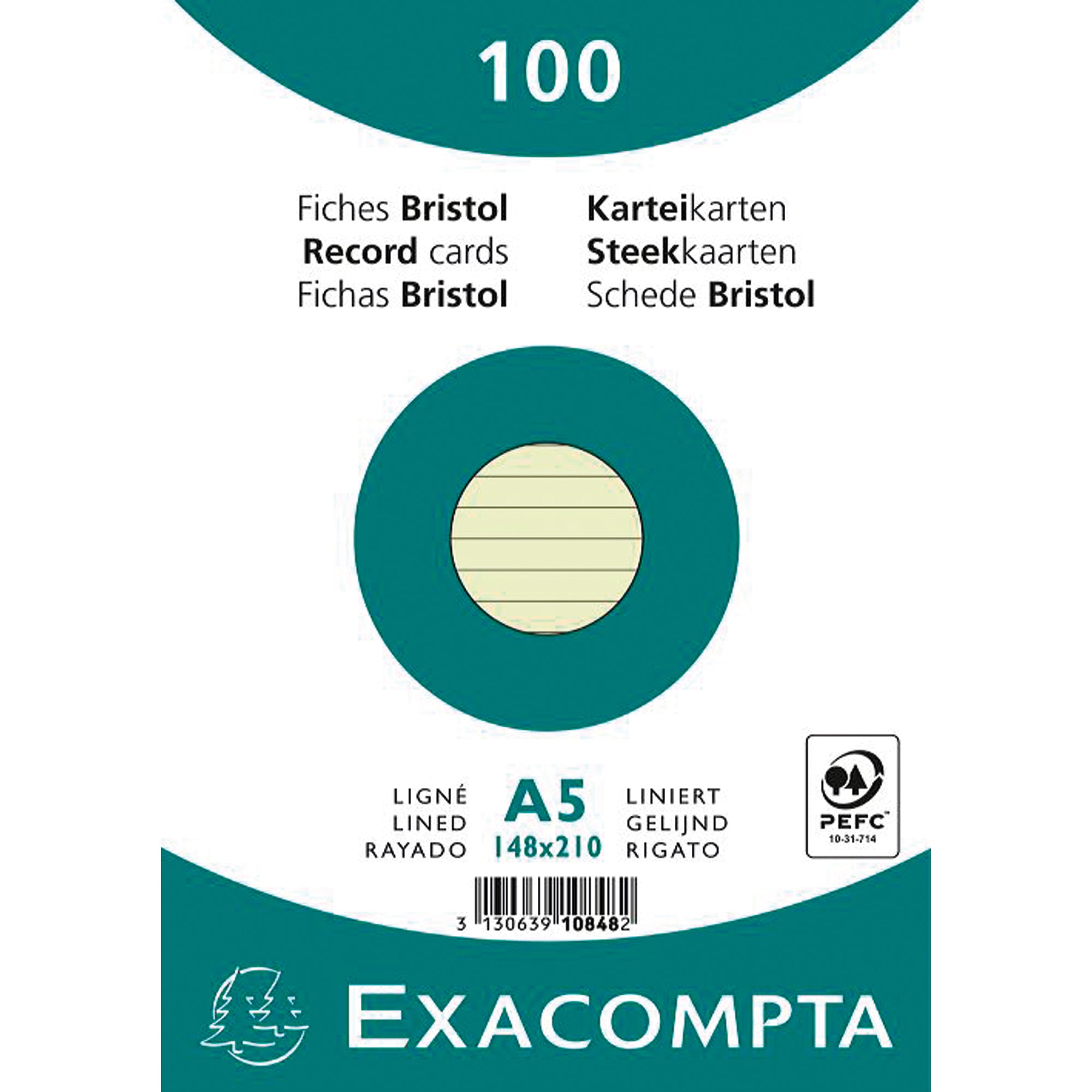 Exacompta Karteikarte, DIN A5