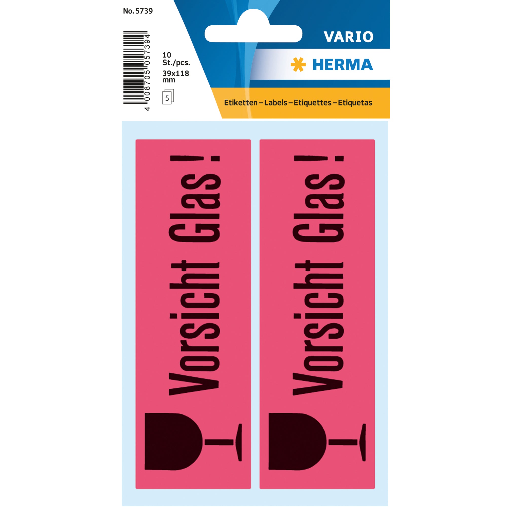 Herma Hinweisetikett