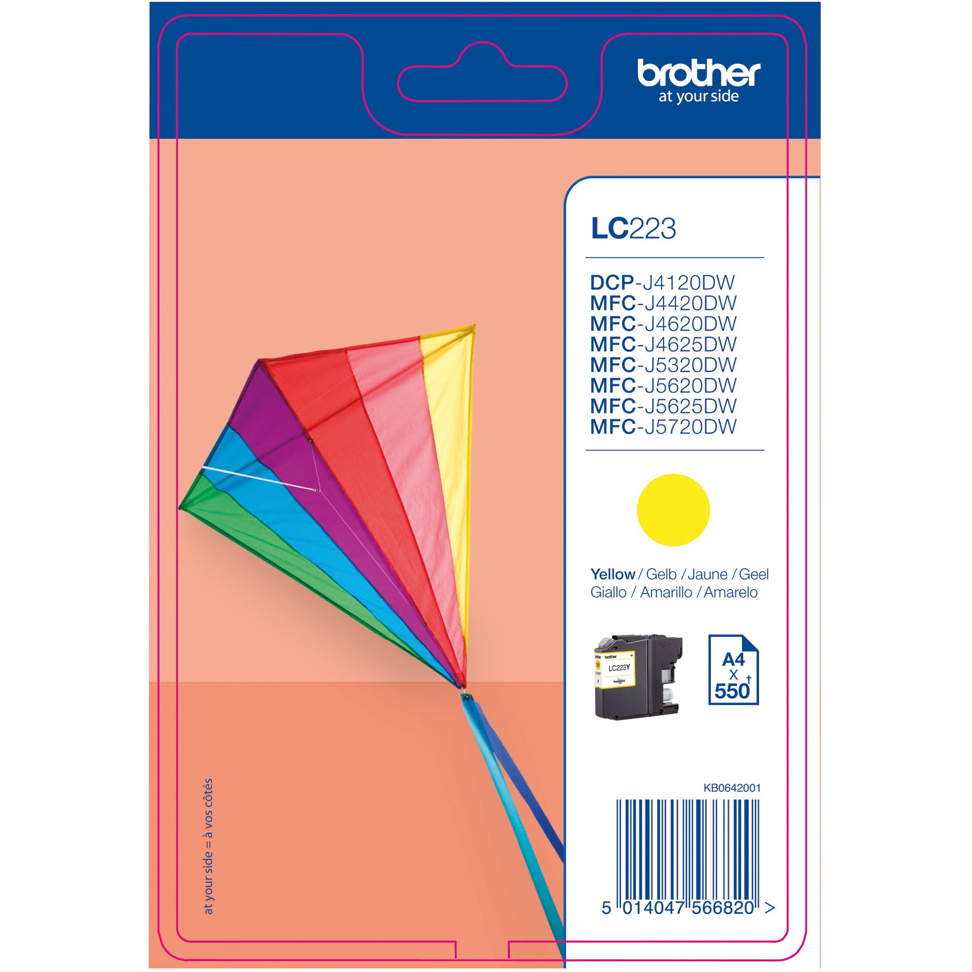 Brother Tintenpatrone, gelb