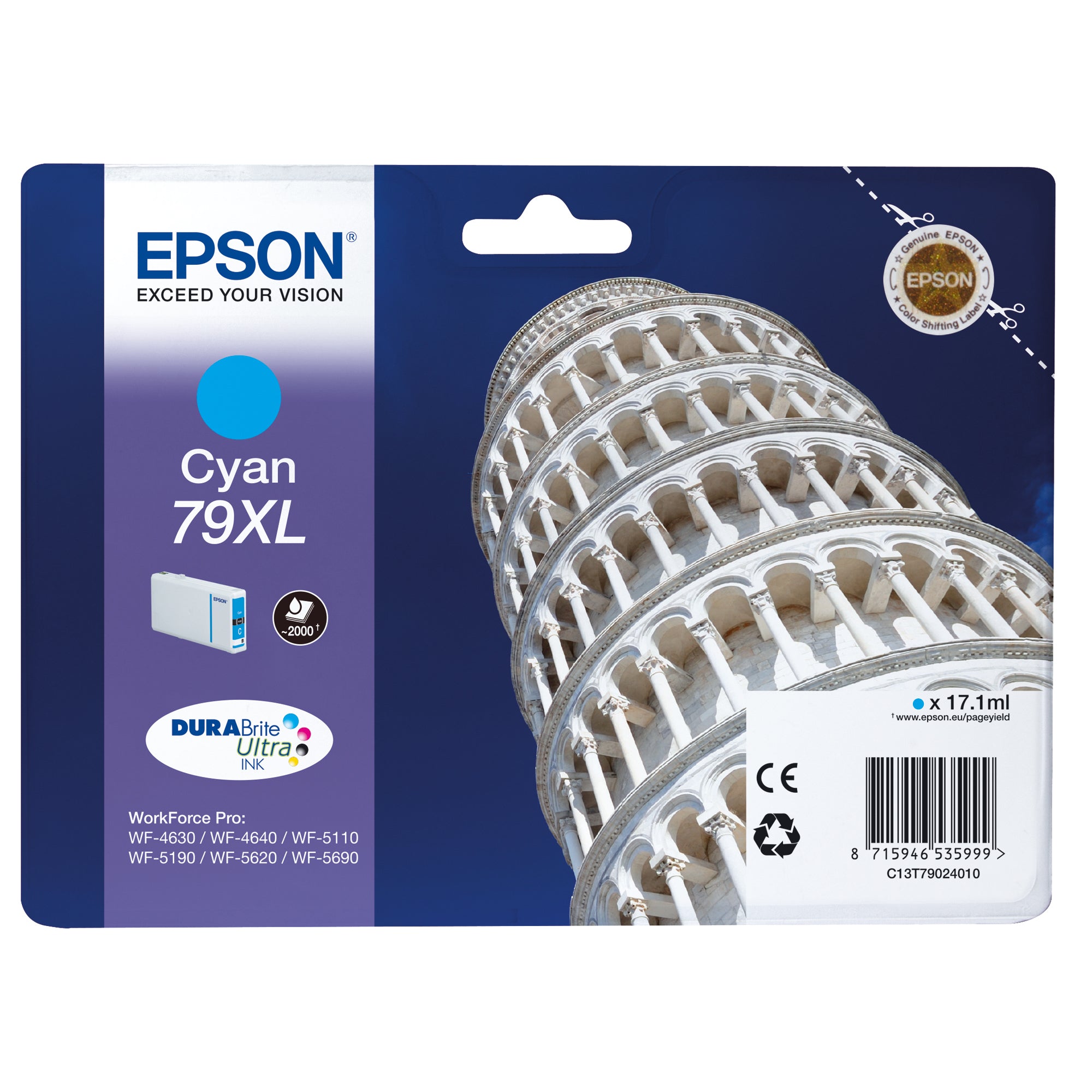 Epson Tintenpatrone, cyan