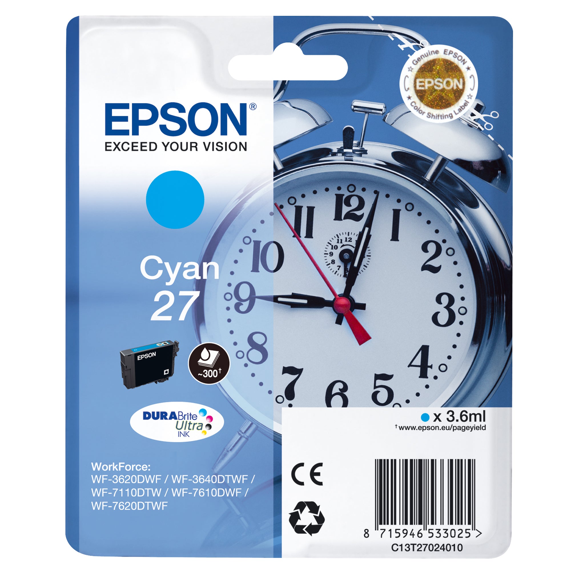 Epson Tintenpatrone, cyan