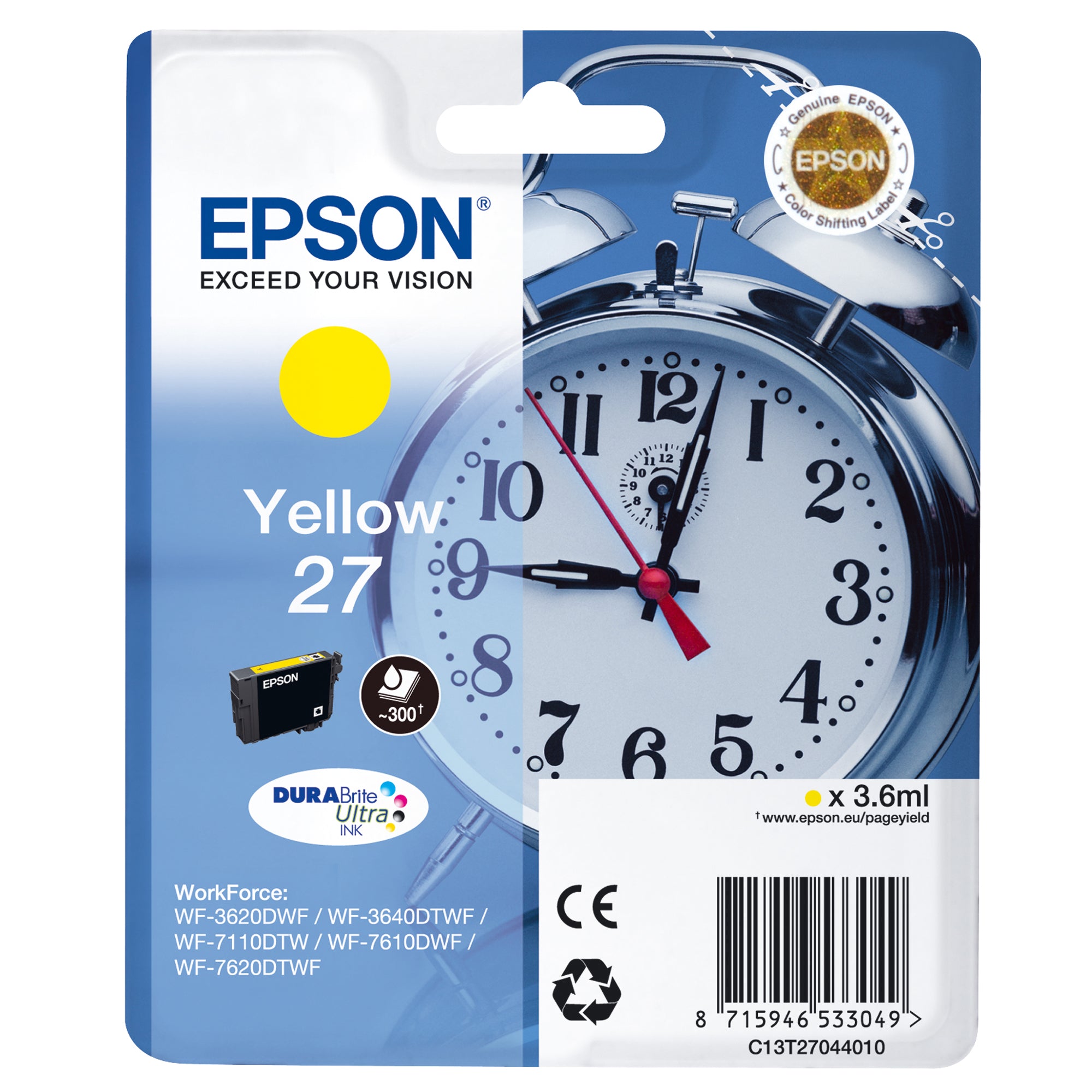 Epson Tintenpatrone, gelb
