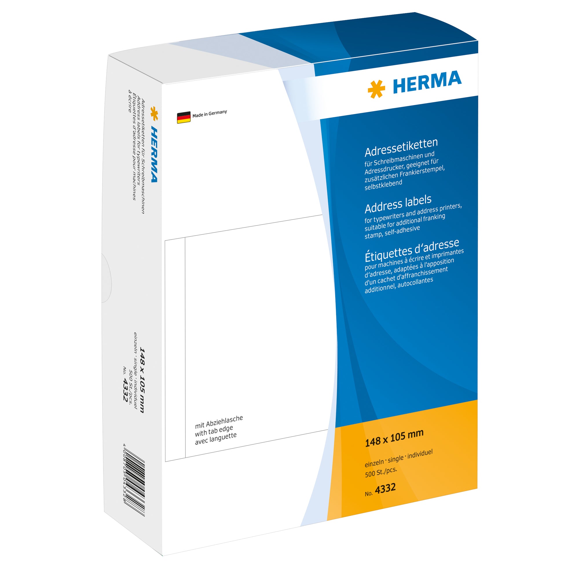 Herma Adressetikett