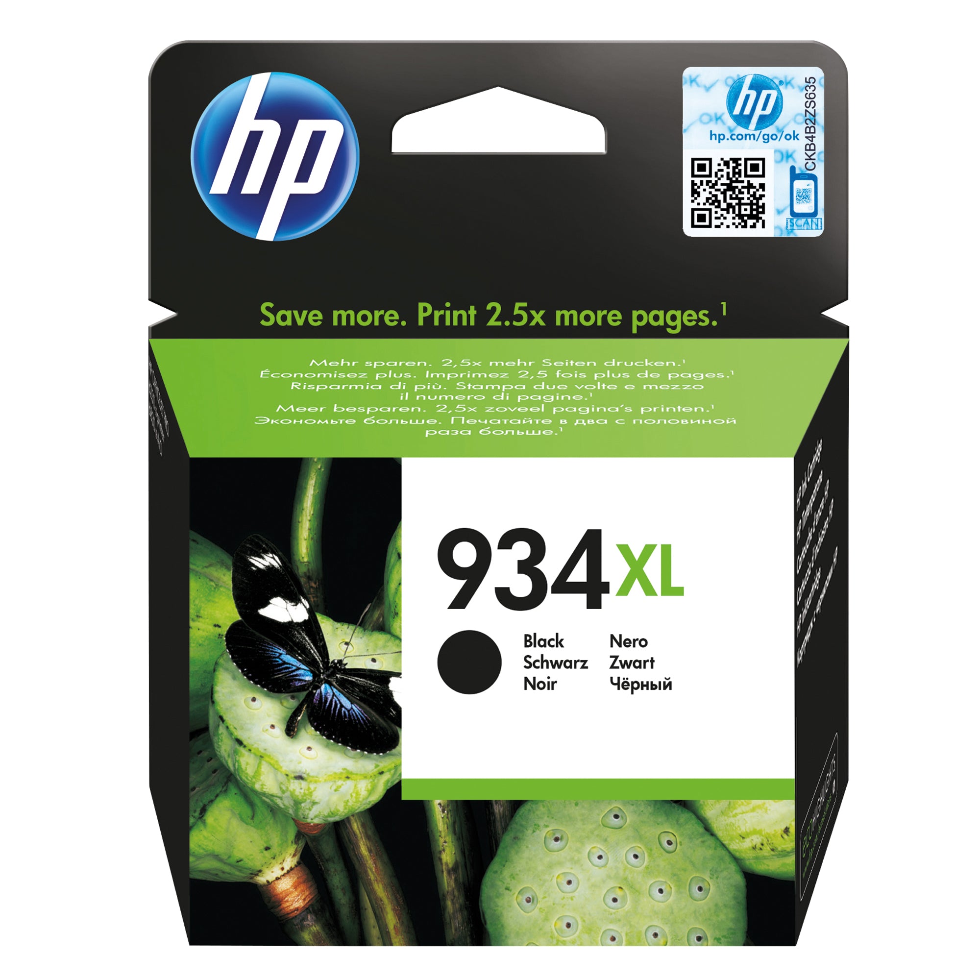 HP Tintenpatrone 934XL schwarz