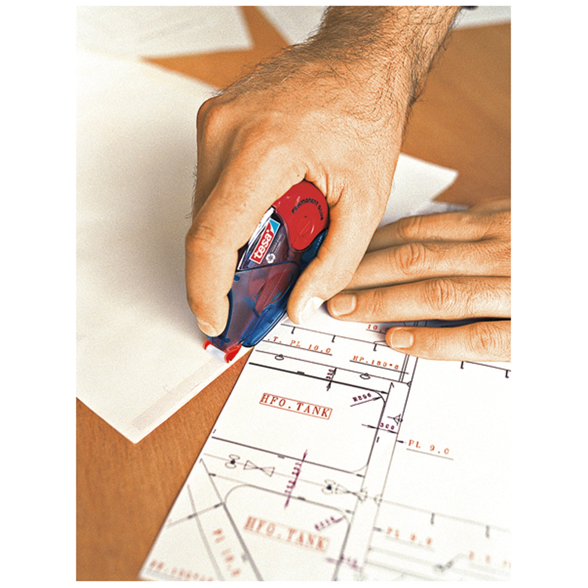 tesa Kleberoller permanent