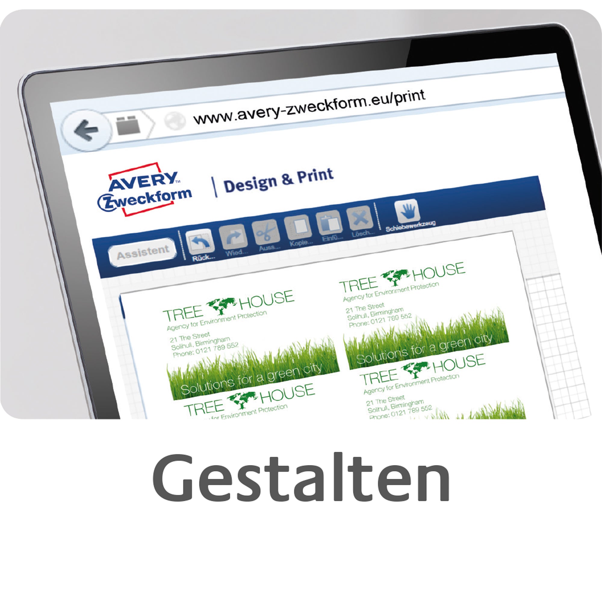 Avery Visitenkarte Premium, DIN A4