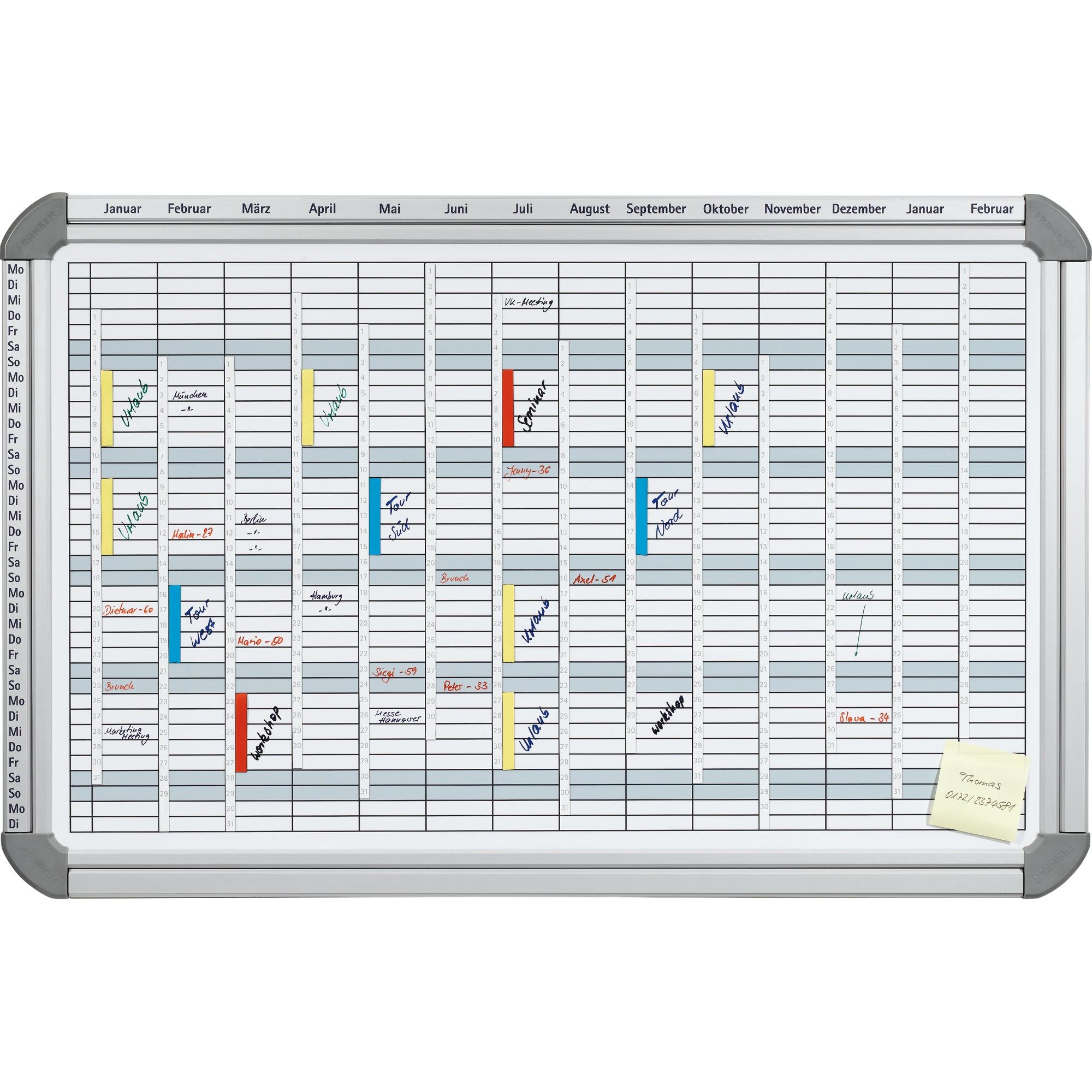 Franken Projektplanungstafel EUROLine 5000