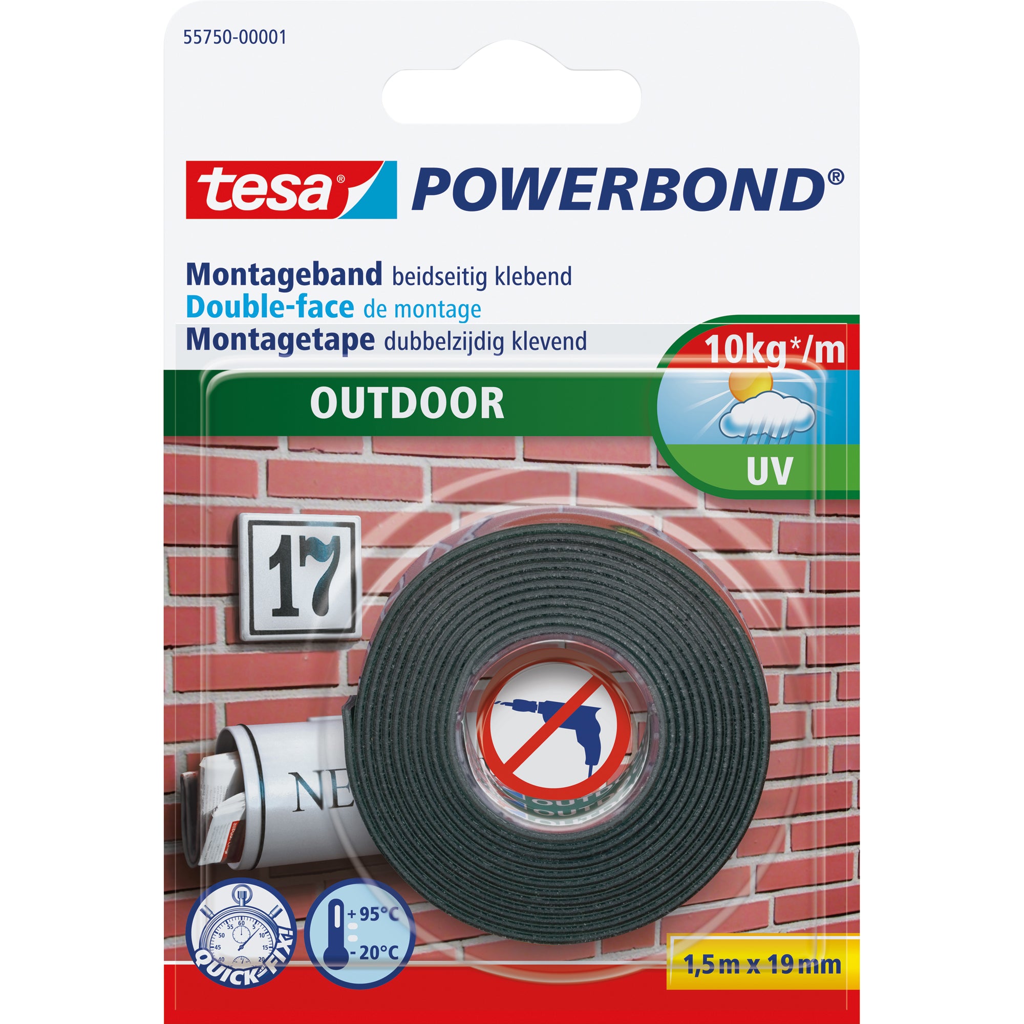 tesa Montageklebeband Powerbond® Outdoor