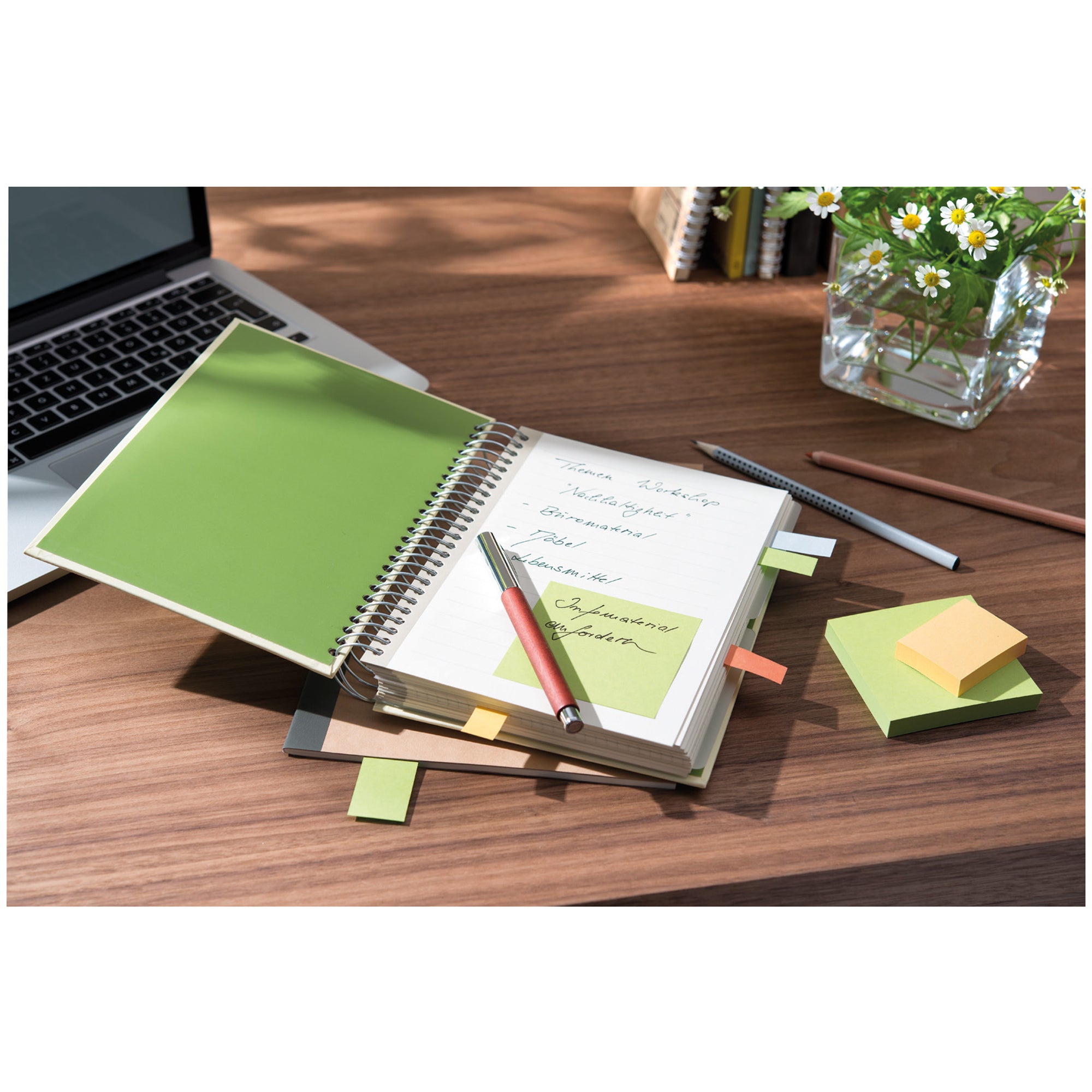 Post-it Haftnotiz Recycling 76x76mm ge 6St