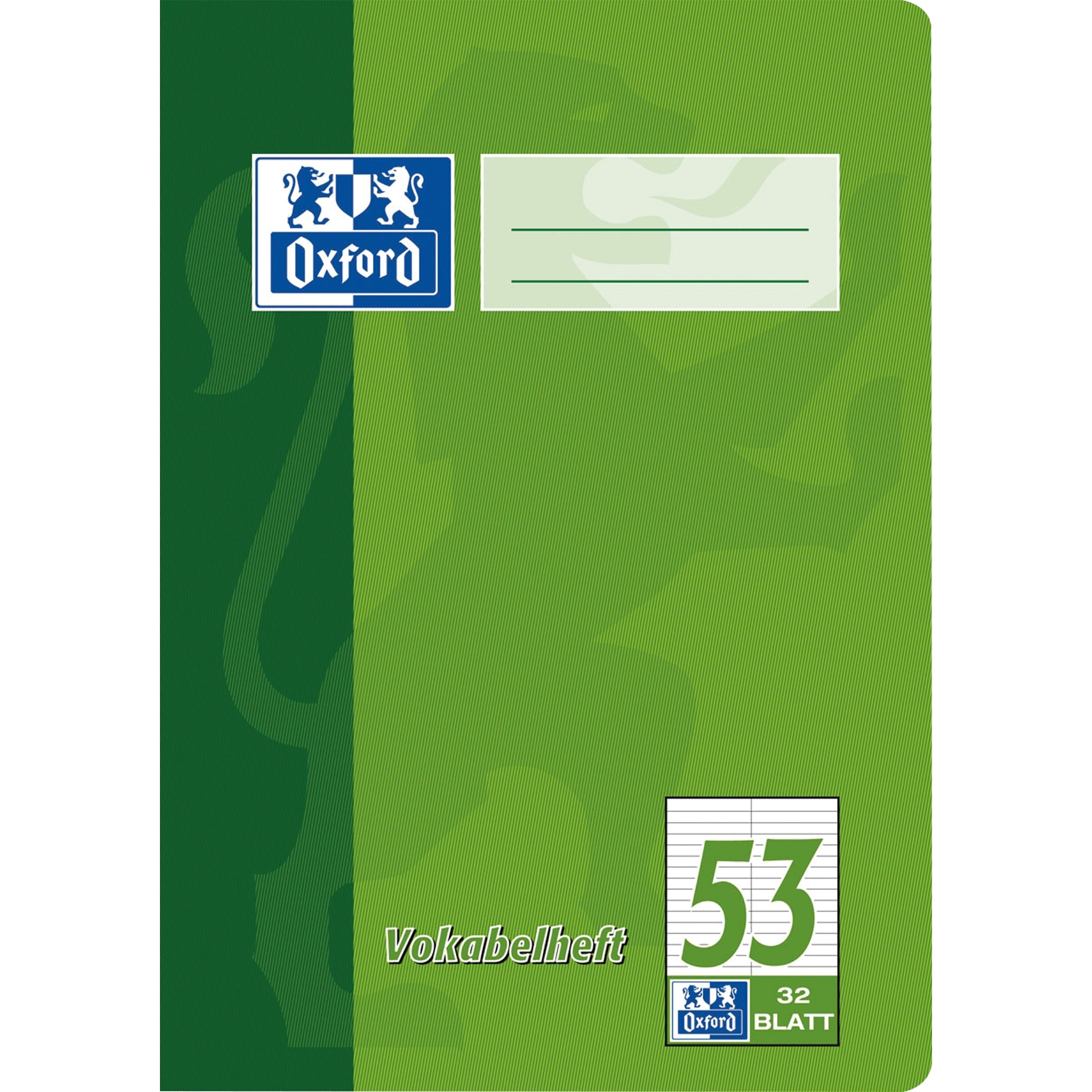 Oxford Vokabelheft
