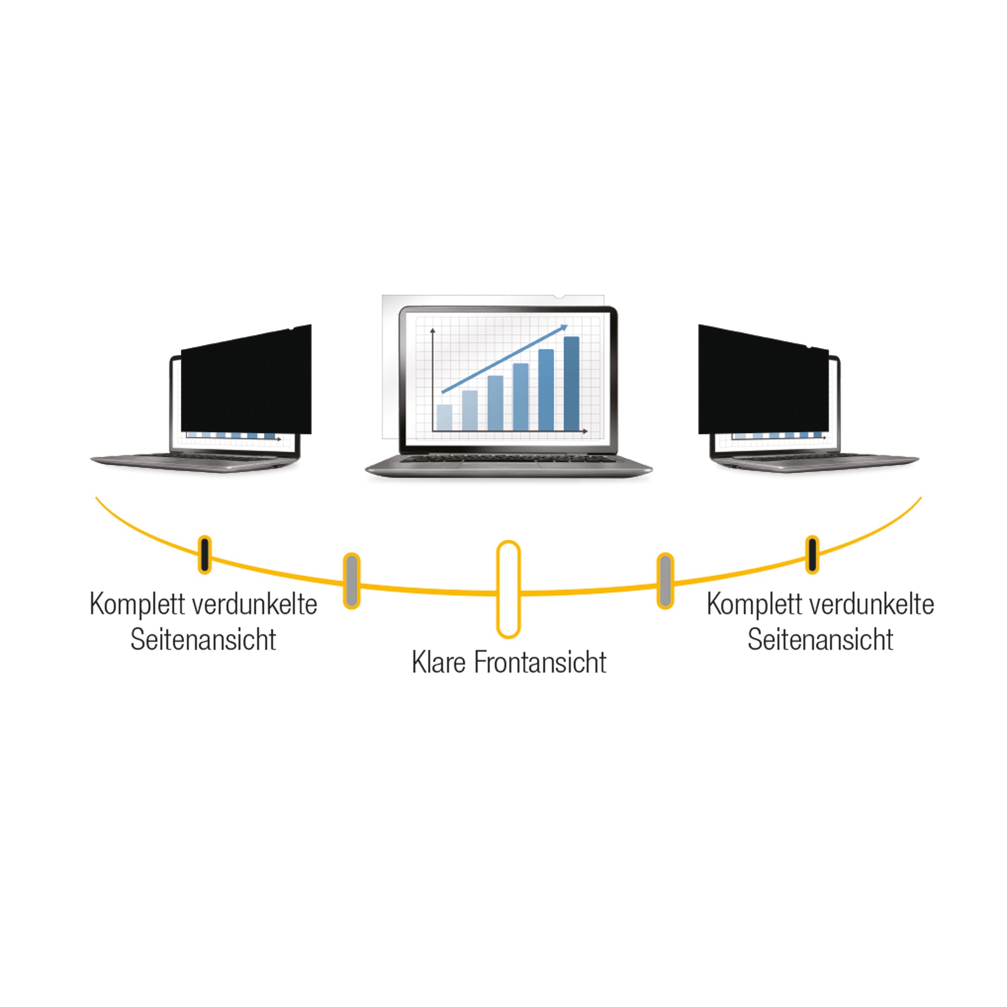 Fellowes Blickschutzfilter PrivaScreenT Blackout
